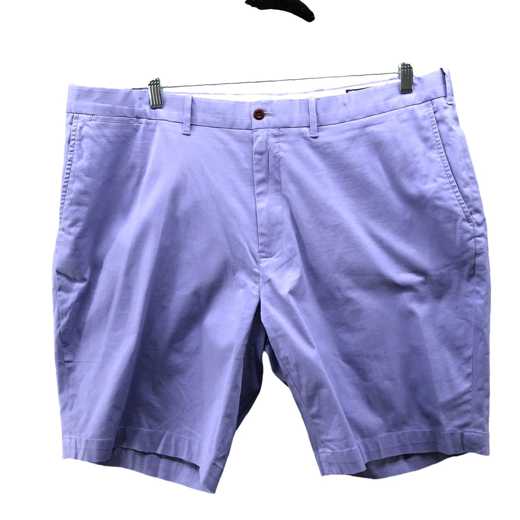 Polo Ralph Lauren VINTAGE Polo Ralph Lauren Golf Chino Shorts Mens 40 Purple Crest Logo Stretch Twill 9.5 Size US XL / EU 56 / 4 - 2 Thumbnail