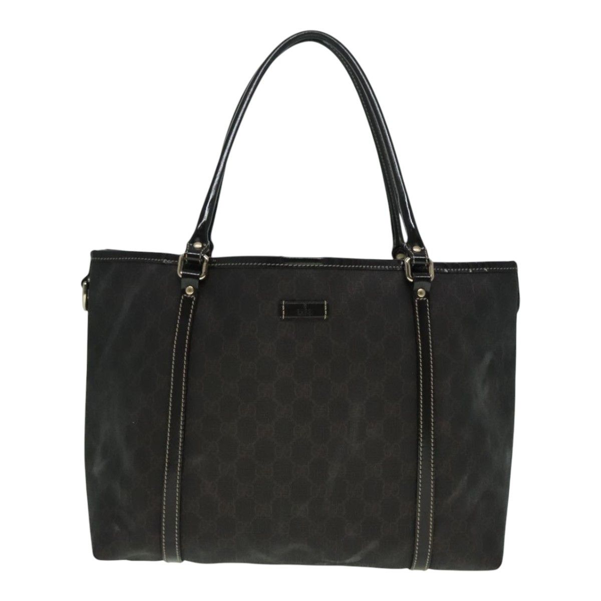 Gucci Gg Supreme Black Canvas Shoulder Bag (Pre-Owned) Size ONE SIZE - 1 Thumbnail