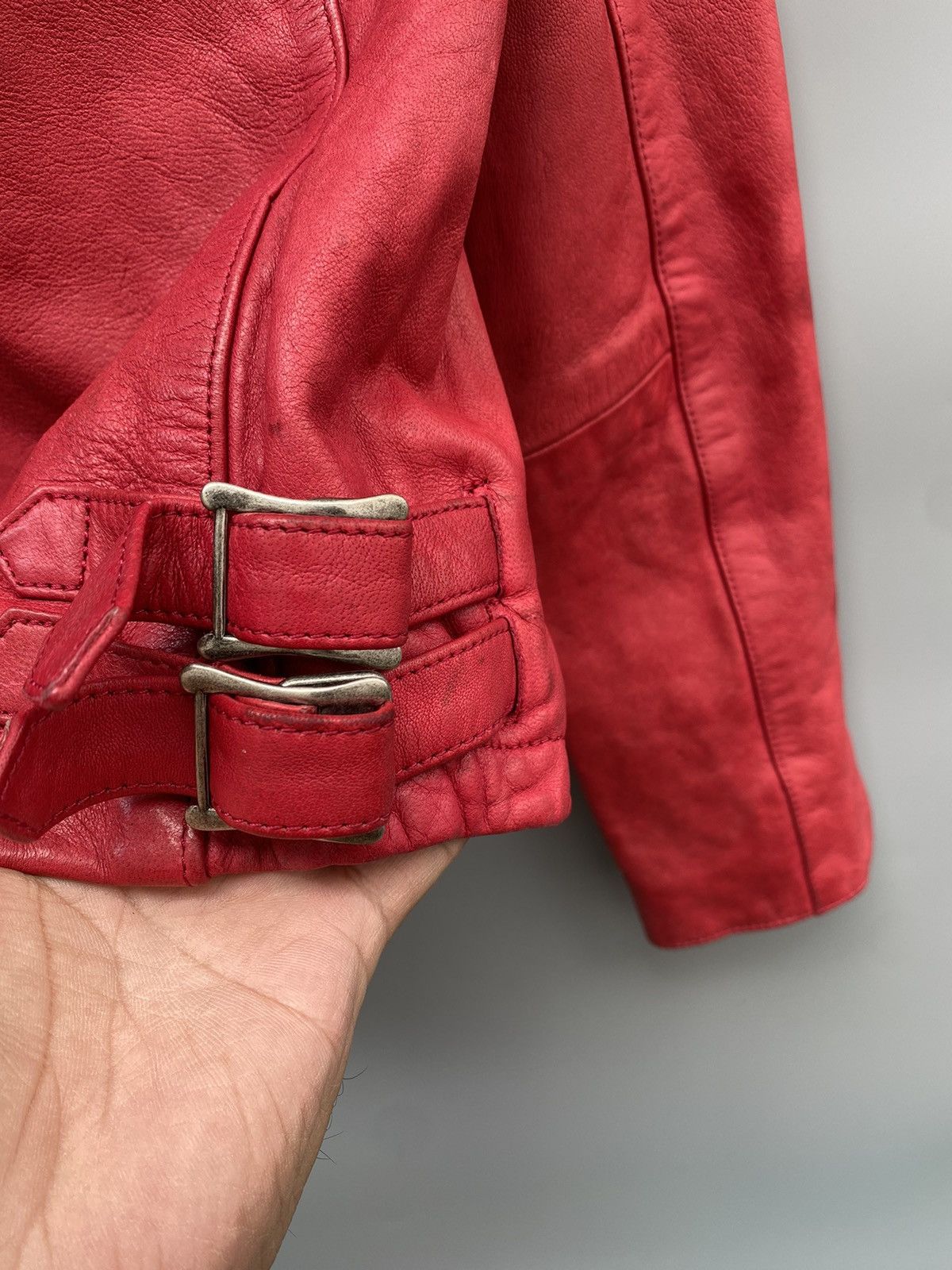 Hysteric Glamour A/W 2014- Hysteric Glamour- Double Rider Leather Jacket Size S / US 4 / IT 40 - 16 Thumbnail
