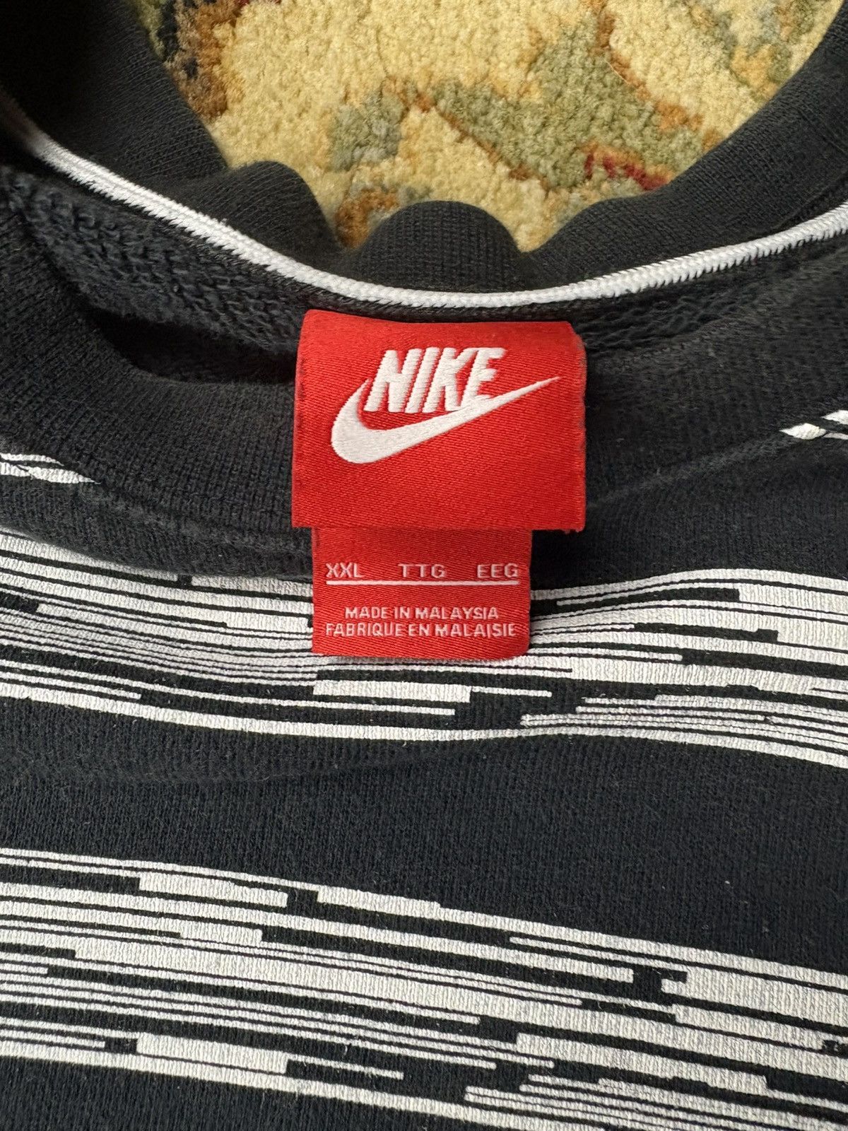 Nike × Vintage 2010’s Grunge Nike Crewneck Sweatshirt Size US XXL / EU 58 / 5 - 5 Thumbnail