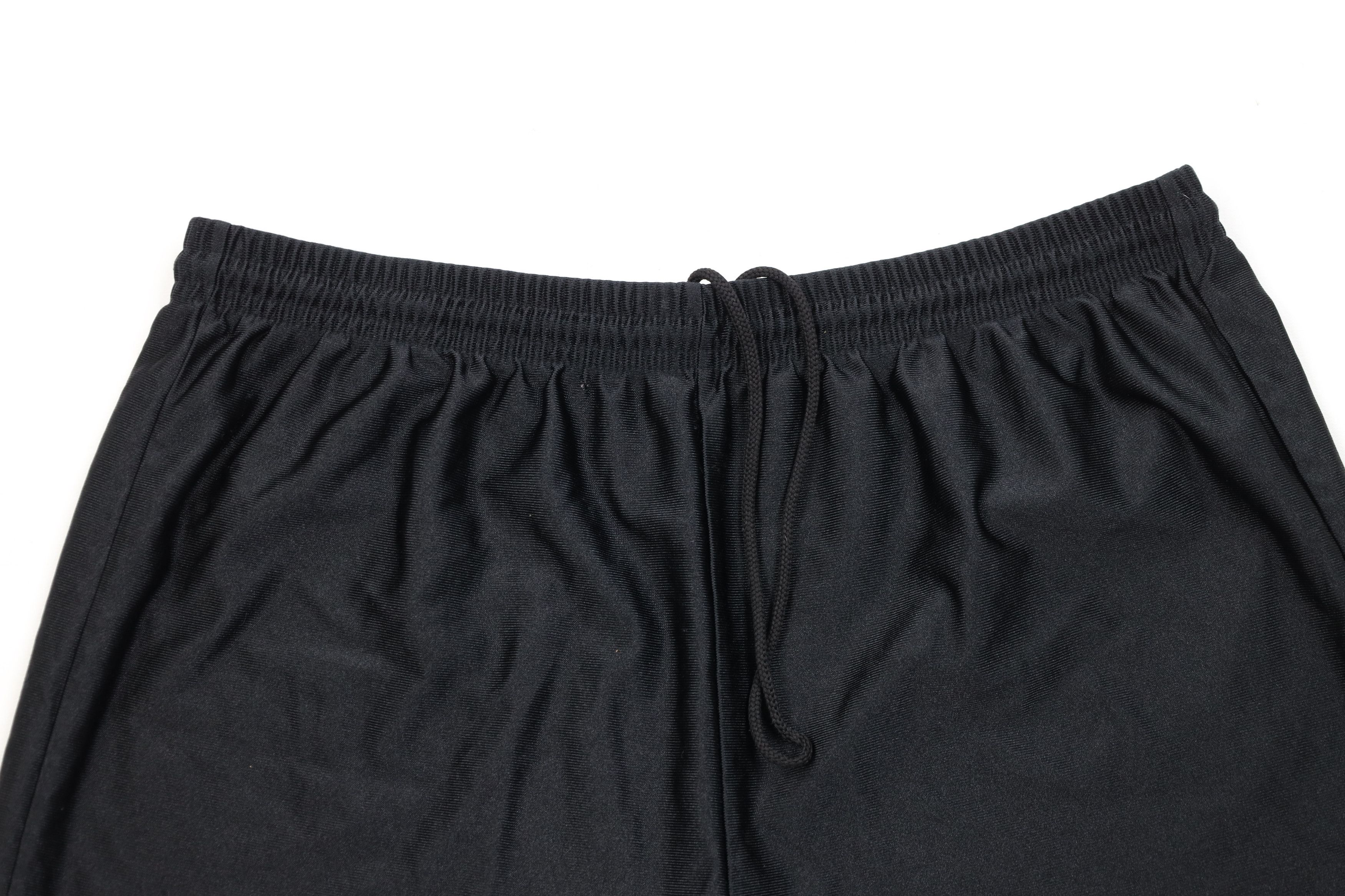 Nike Vintage 90s Y2K Nike Mini Swoosh Silky Shorts Black USA Size US 32 / EU 48 - 2 Thumbnail