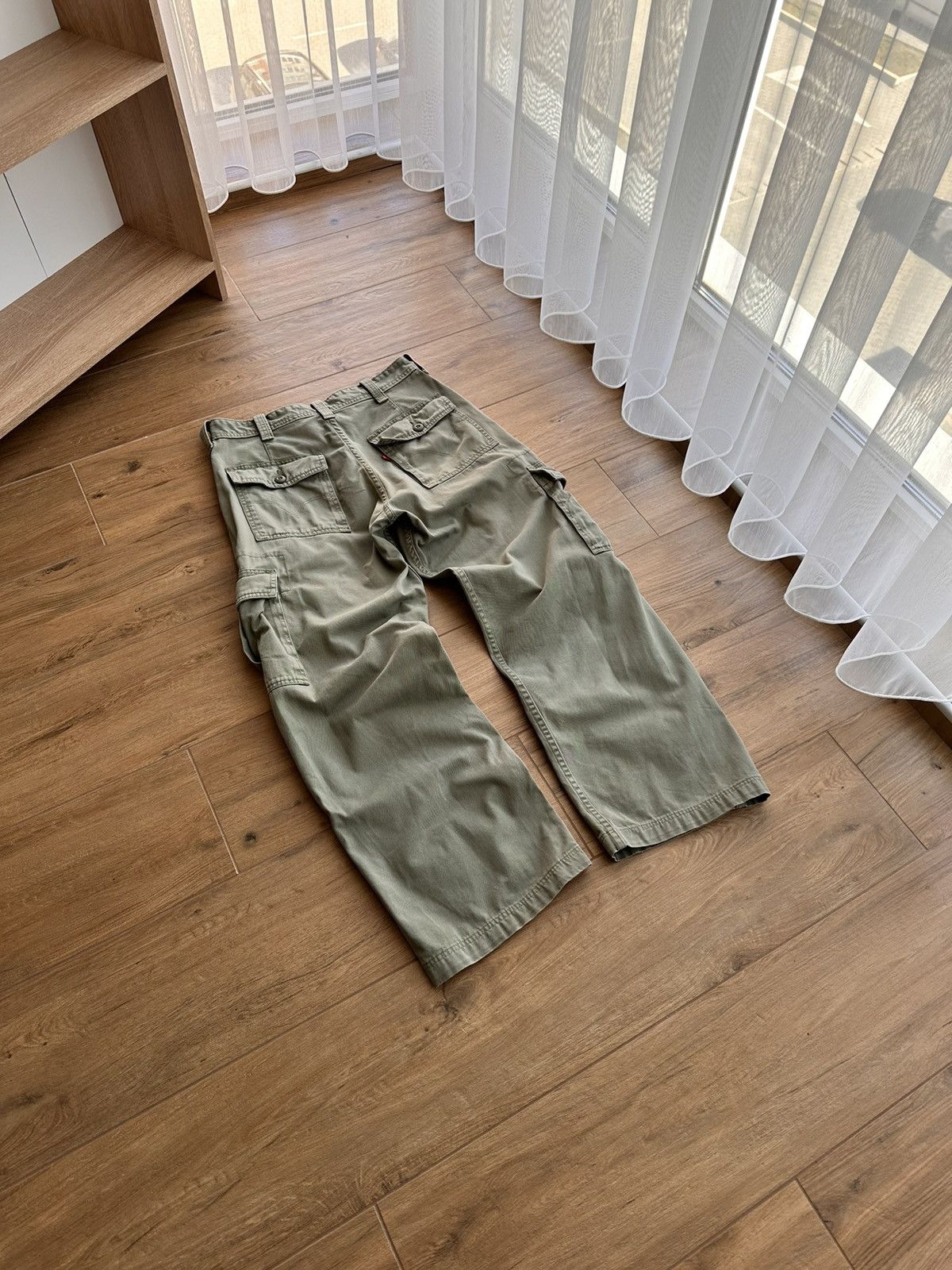 Levi's × Levi's Vintage Clothing × Vintage Vintage Levi’s SS03 Green Military Cargo Pants Size US 31 - 9 Thumbnail