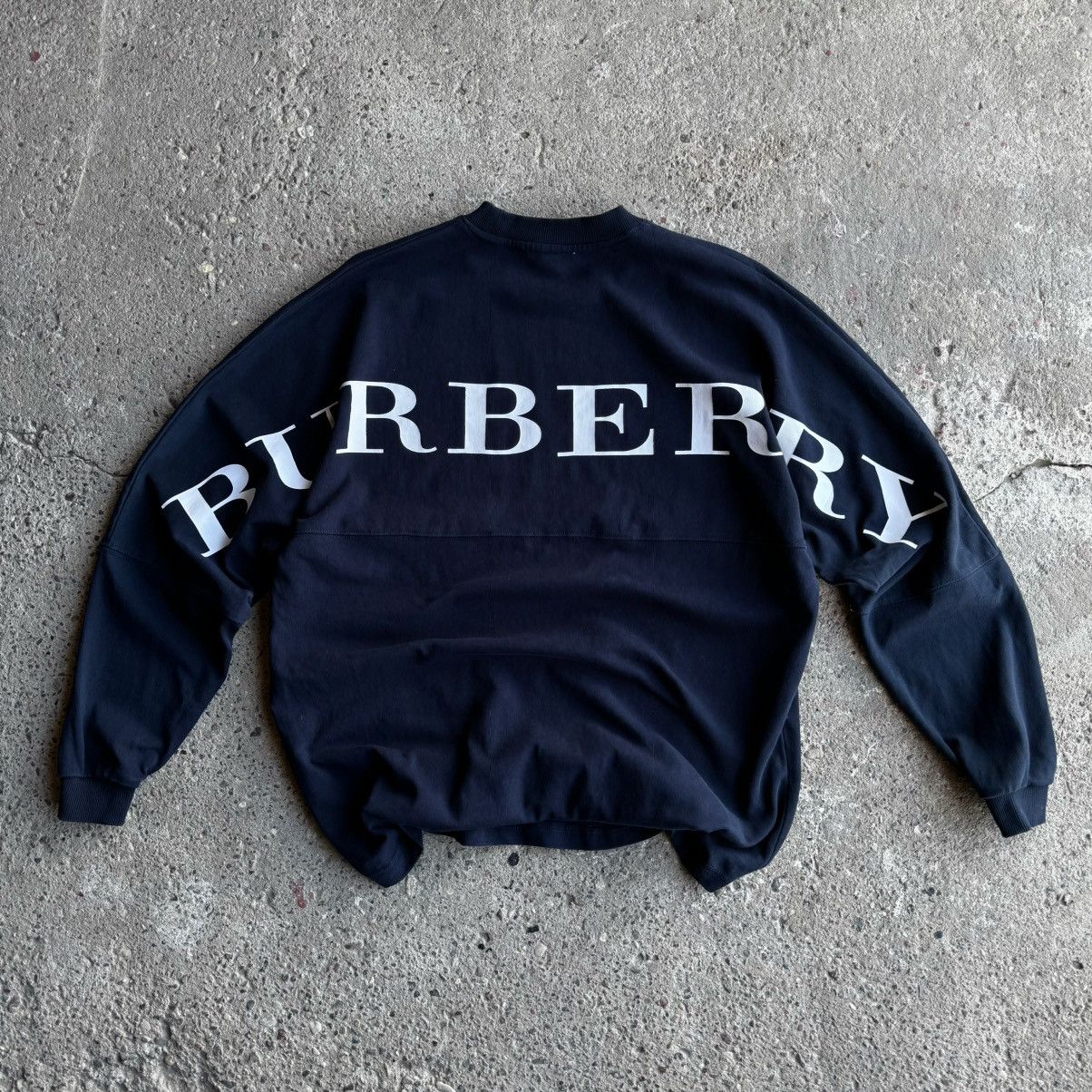 Burberry back logo sweatshirt long shirt on sale