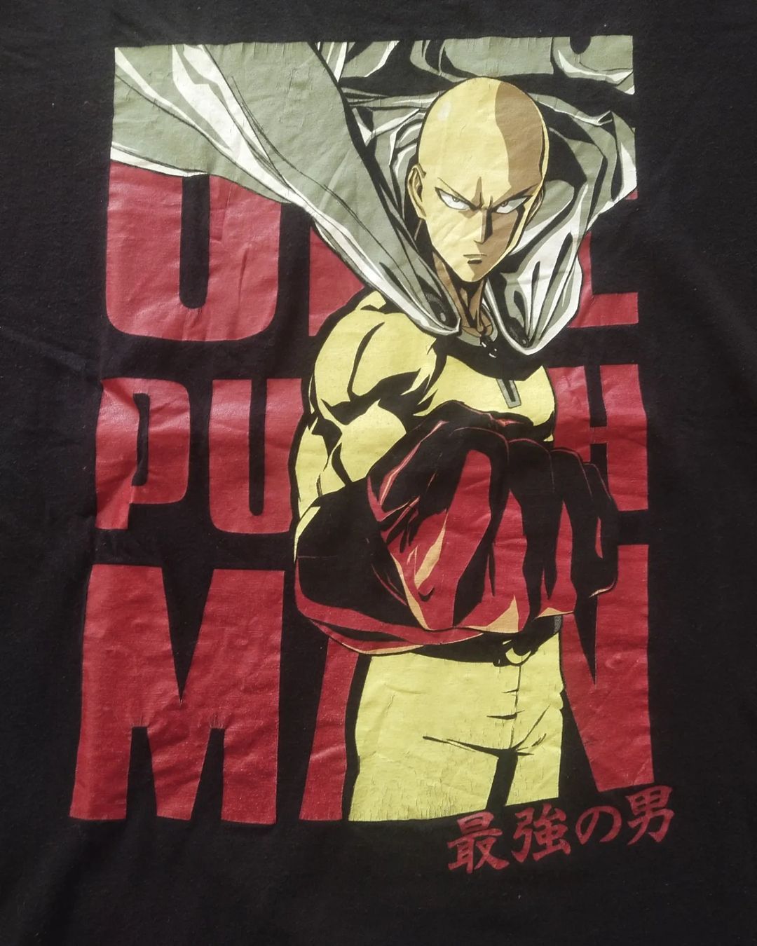 Anime × Japanese Brand One Punch Man Saitama Big Print Anime Woman Tees Size XL / US 12-14 / IT 48-50 - 2 Thumbnail