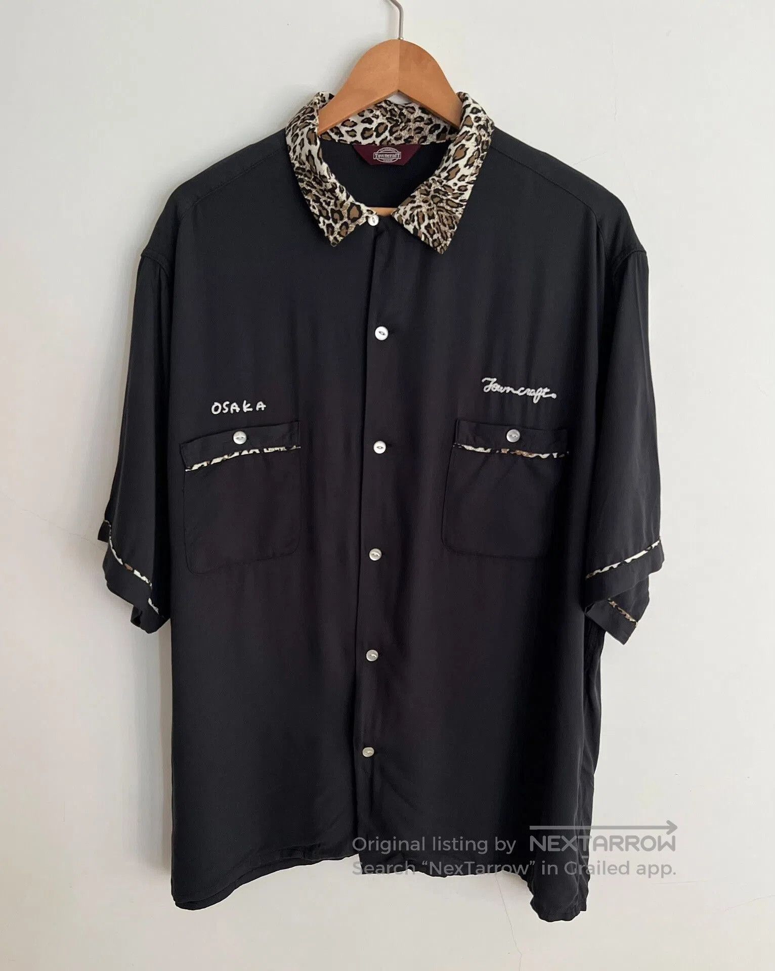 Towncraft towncraft x freaks store embroidered short sleeve shirt. Size US L / EU 52-54 / 3 - 3 Thumbnail