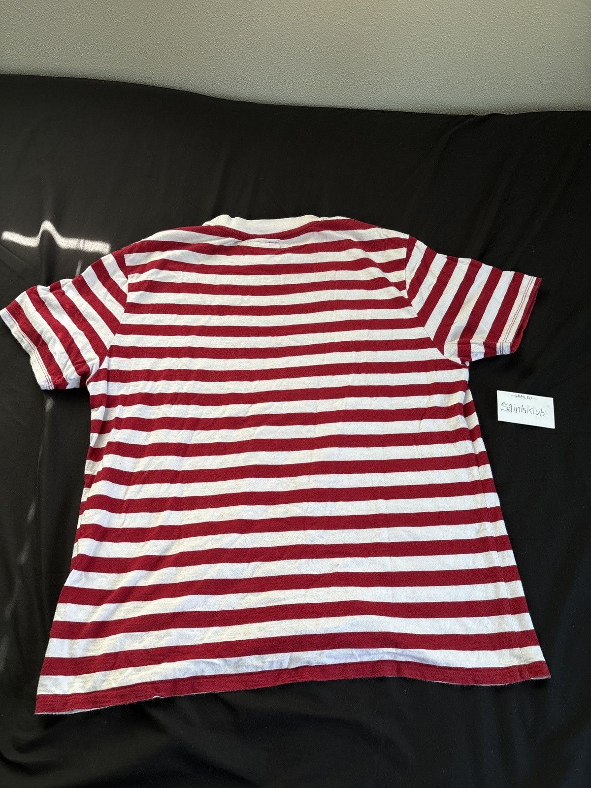 Guess Guess Los Angeles red stripe short sleeve tee Size US XL / EU 56 / 4 - 3 Thumbnail