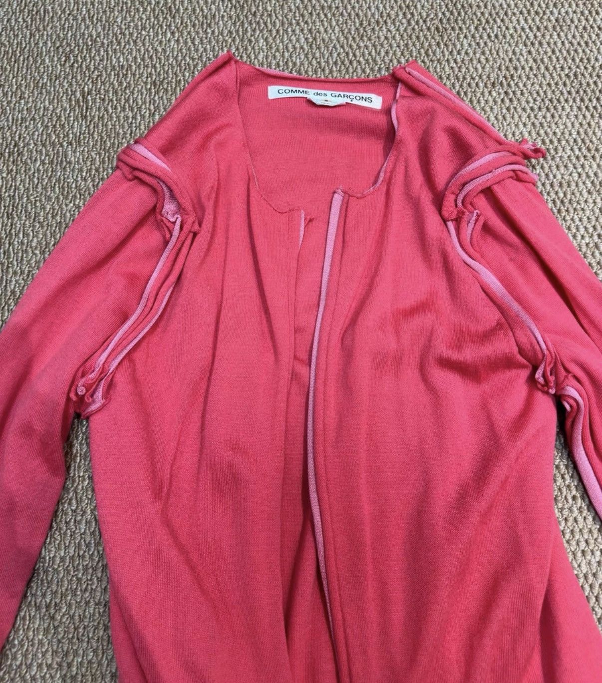 Comme des Garcons Comme des Garçons Wool Deconstructed Jacket K23 Size S / US 4 / IT 40 - 2 Thumbnail