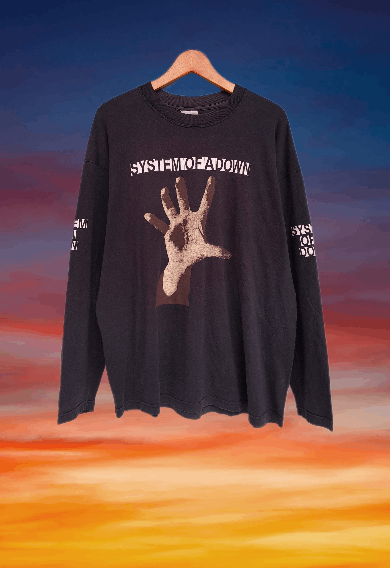 Rap Tees Rare Vintage 90s System Of A Down Promo tee Longsleeve shirt Size US XL / EU 56 / 4 - 2 Thumbnail