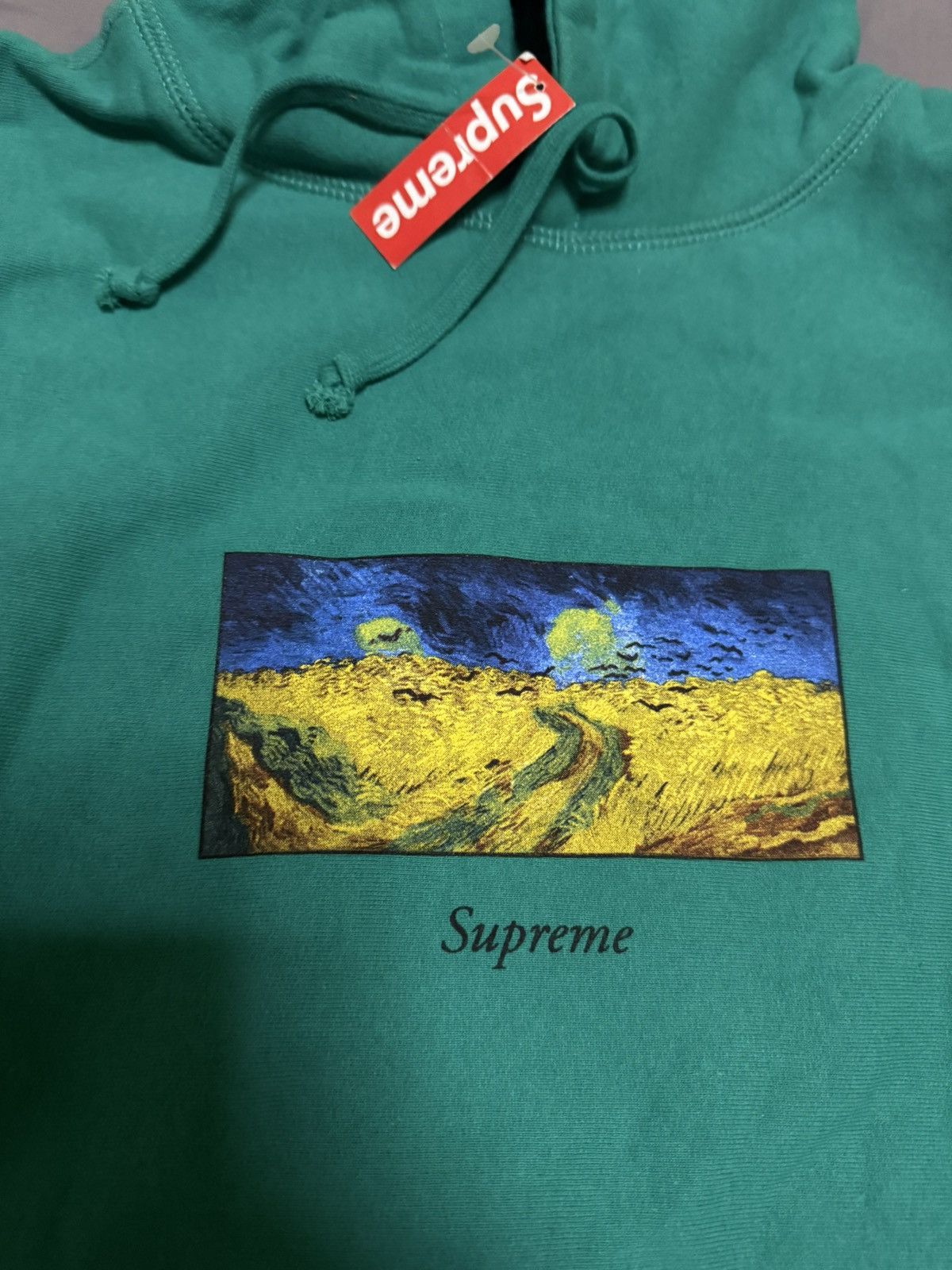 Supreme Supreme field hooded sweatershirt aqua Size US M / EU 48-50 / 2 - 2 Thumbnail