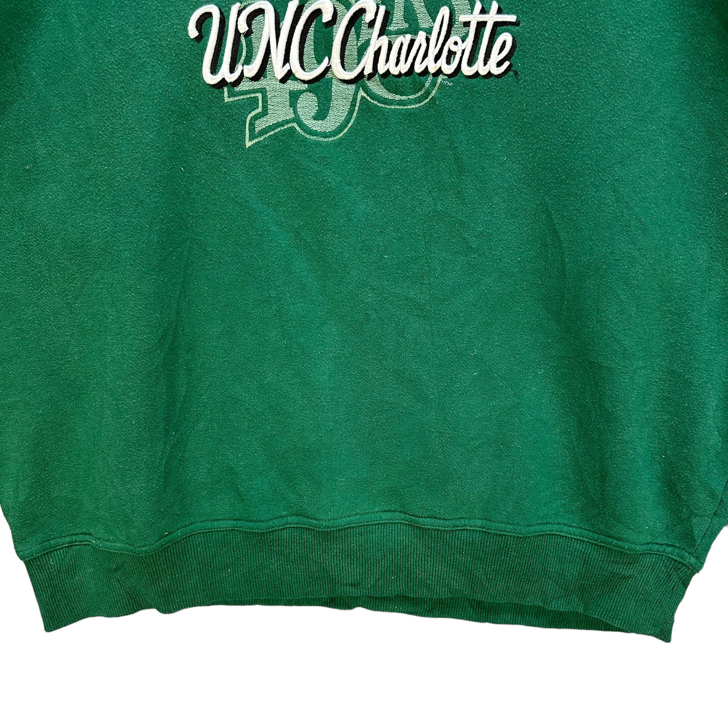 Vintage UNC CHARLOTTE 49ERS Big Logo Crewneck Sweatshirt #A5-0136 Size US XL / EU 56 / 4 - 4 Thumbnail