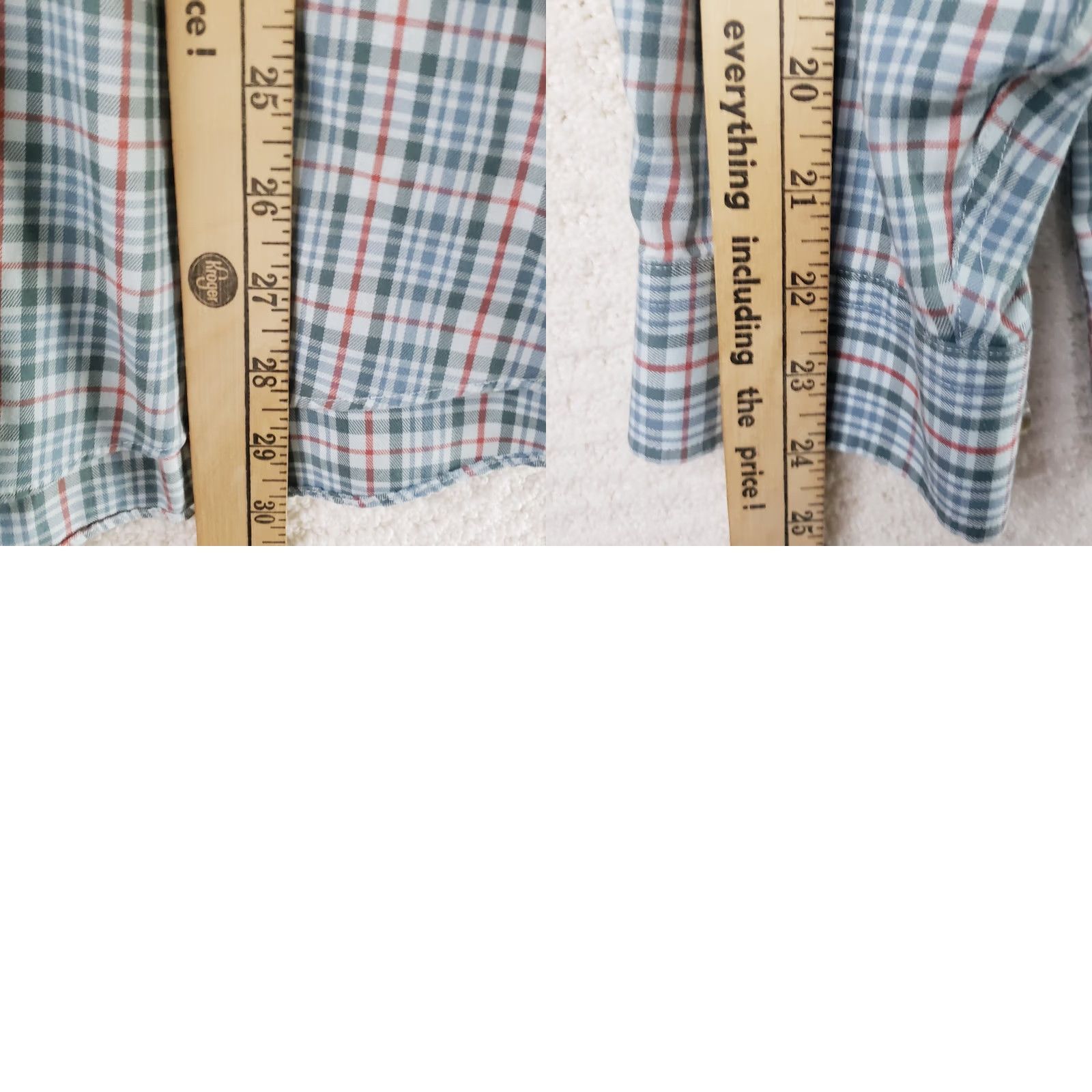 Vintage L.L. Bean Button-Down Shirt Mens Medium Blue Plaid Long Sleeve Traditional Fit Size US M / EU 48-50 / 2 - 9 Thumbnail