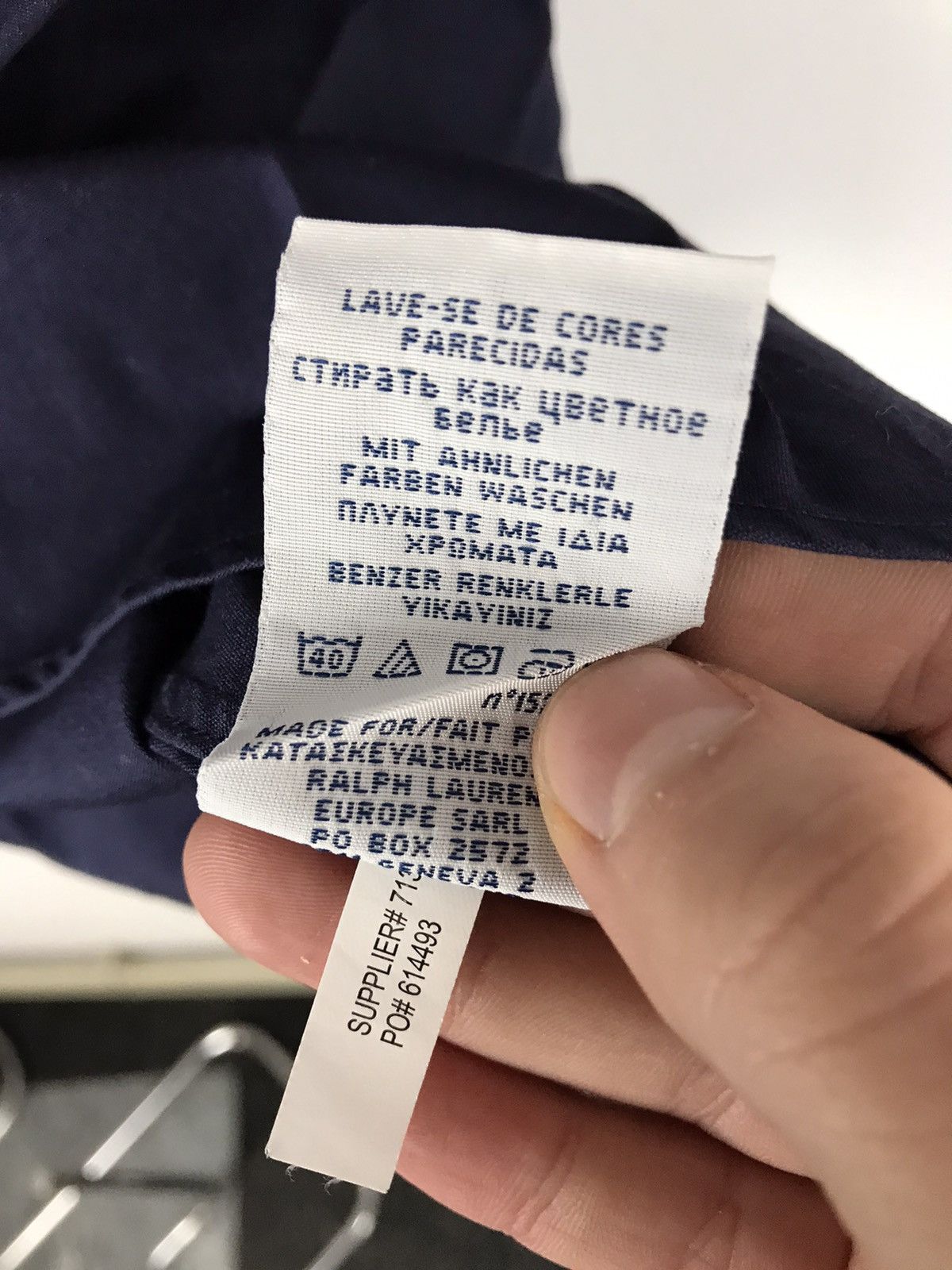 Polo Ralph Lauren Men’s S/46,Polo Ralph Lauren Navy Blue Cotton Shirt,Lux Size US S / EU 44-46 / 1 - 9 Thumbnail