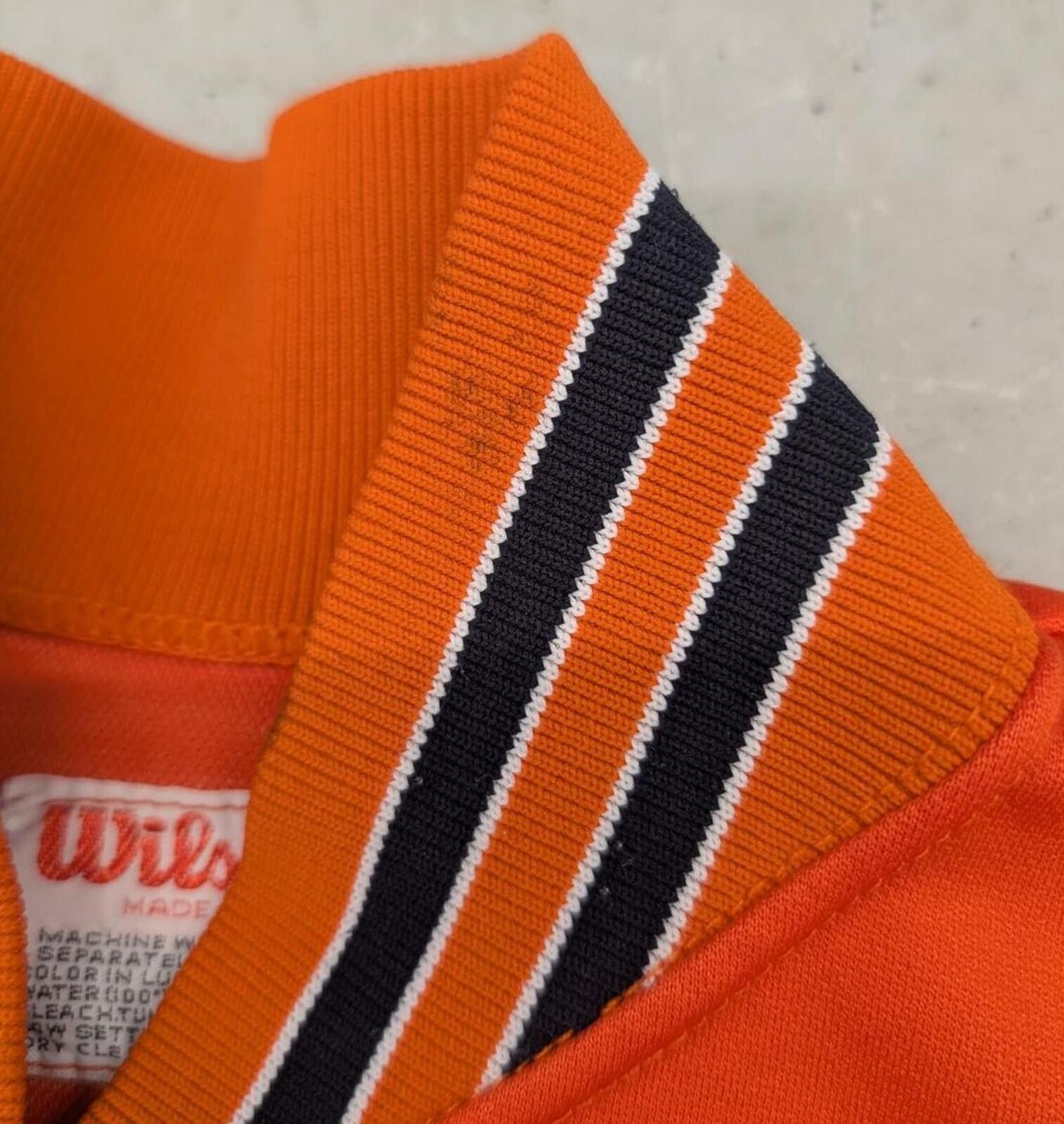 Wilson Vintage 70s Wilson Orange Jackets Made in USA Track Jacket Size US M / EU 48-50 / 2 - 6 Thumbnail