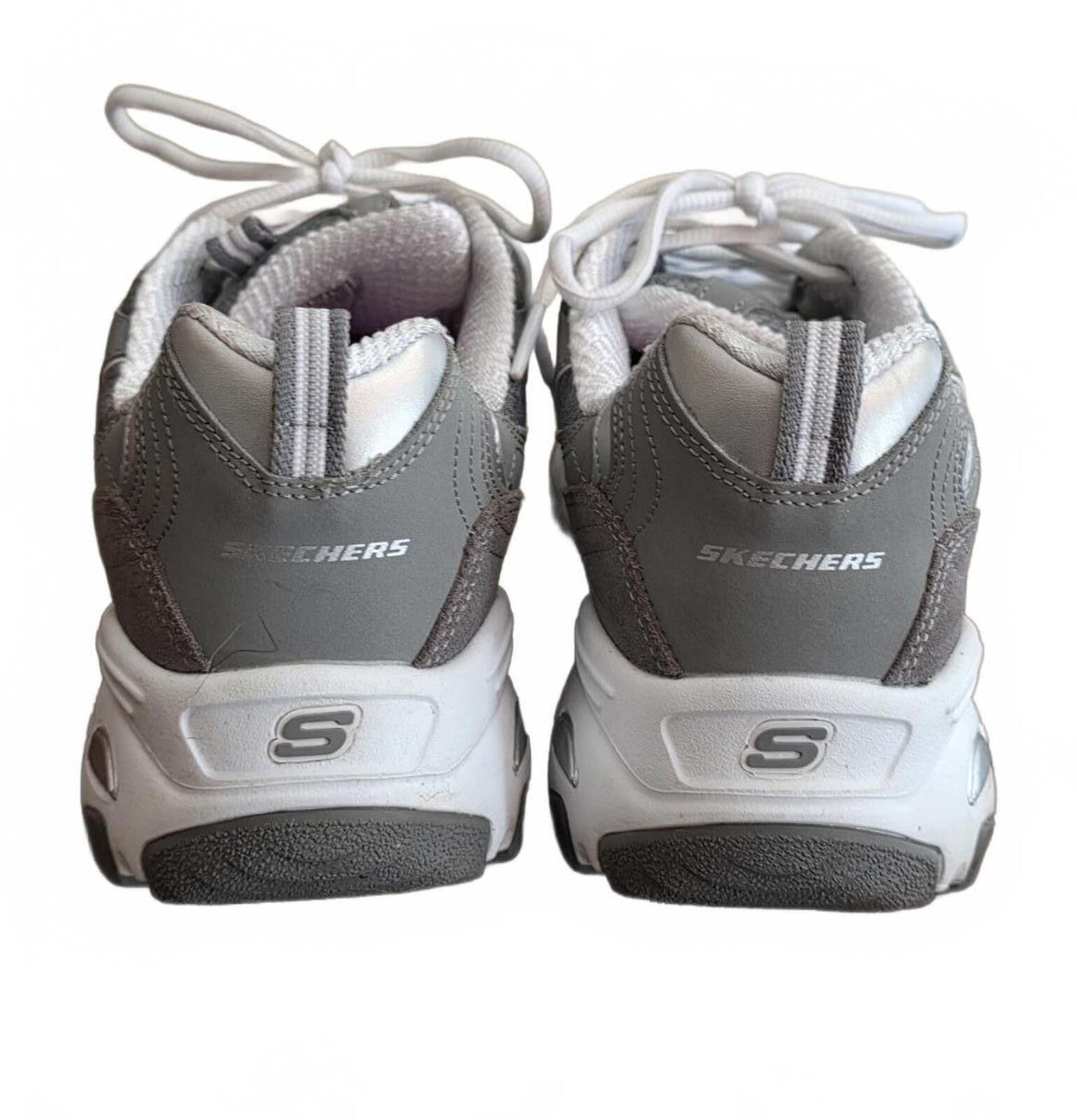 SKECHERS Skechers Memory Foam Gray White Athletic Sneakers Size 10 Size US 10 / IT 40 - 5 Thumbnail