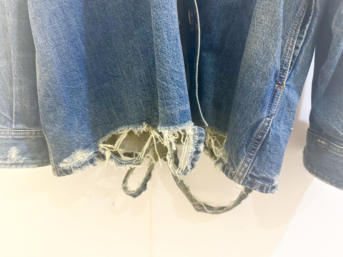 Balenciaga Balenciaga Embroidered Logo Oversized Denim Shirt - Size XS Size US XS / EU 42 / 0 - 6 Thumbnail