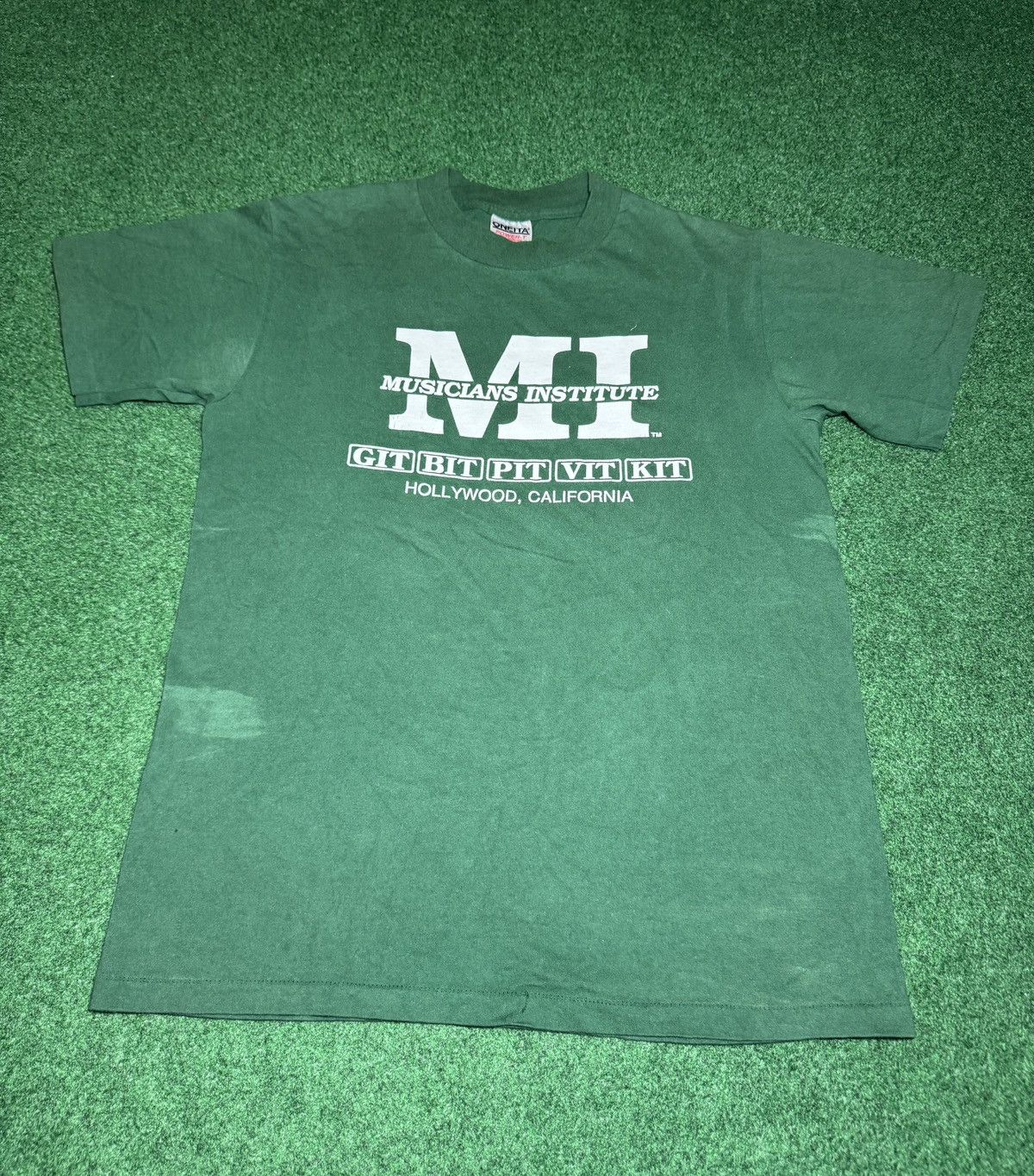 Vintage Hollywood Musicians Institute Oneita T-Shirt Med California Size US M / EU 48-50 / 2 - 1 Thumbnail