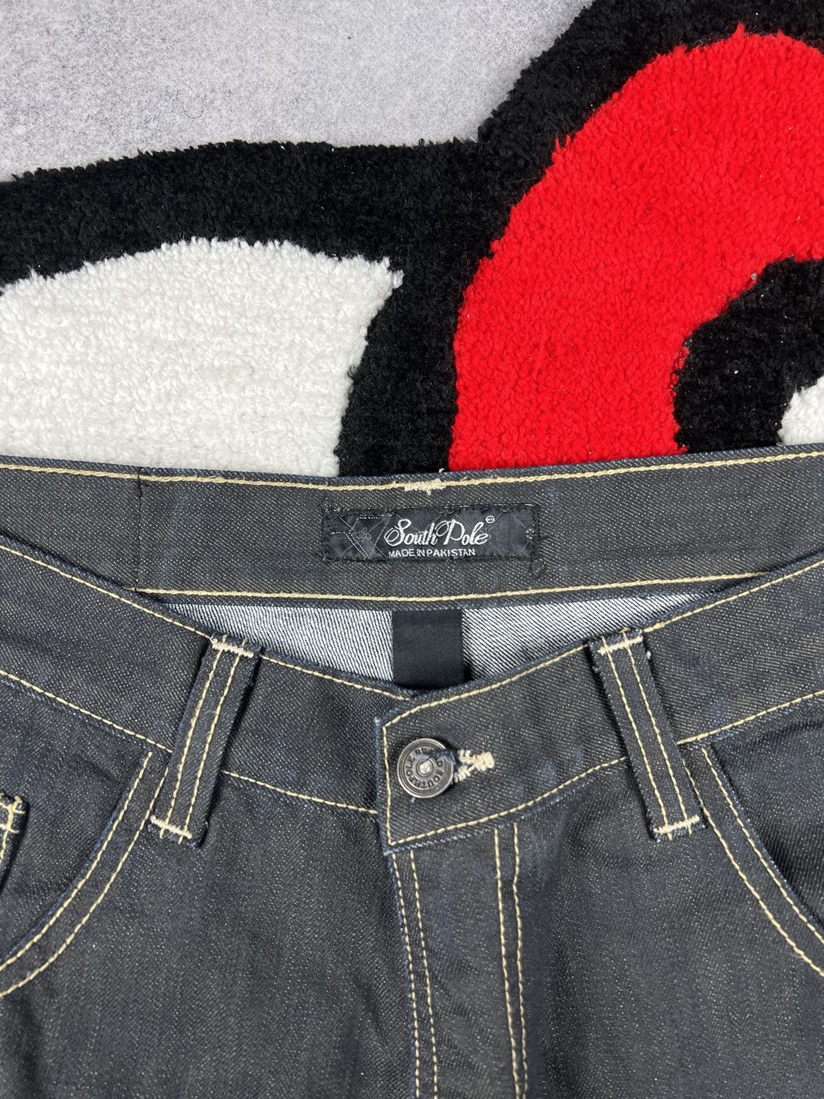 Southpole Vintage SouthPole Baggy Rap Embroidery Logo Y2K Jeans Size US 36 / EU 52 - 11 Thumbnail