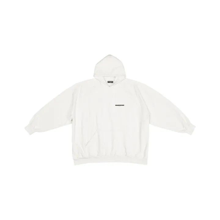 Balenciaga Balenciaga Logo Hooded Sweatshirt for Men Size US M / EU 48-50 / 2 - 1 Thumbnail