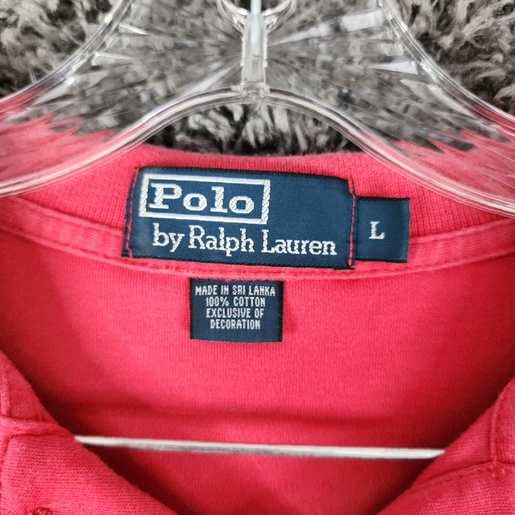 Polo Ralph Lauren Polo Ralph Lauren Mens Pink Short Sleeve Cotton Polo Size L Size US L / EU 52-54 / 3 - 5 Thumbnail