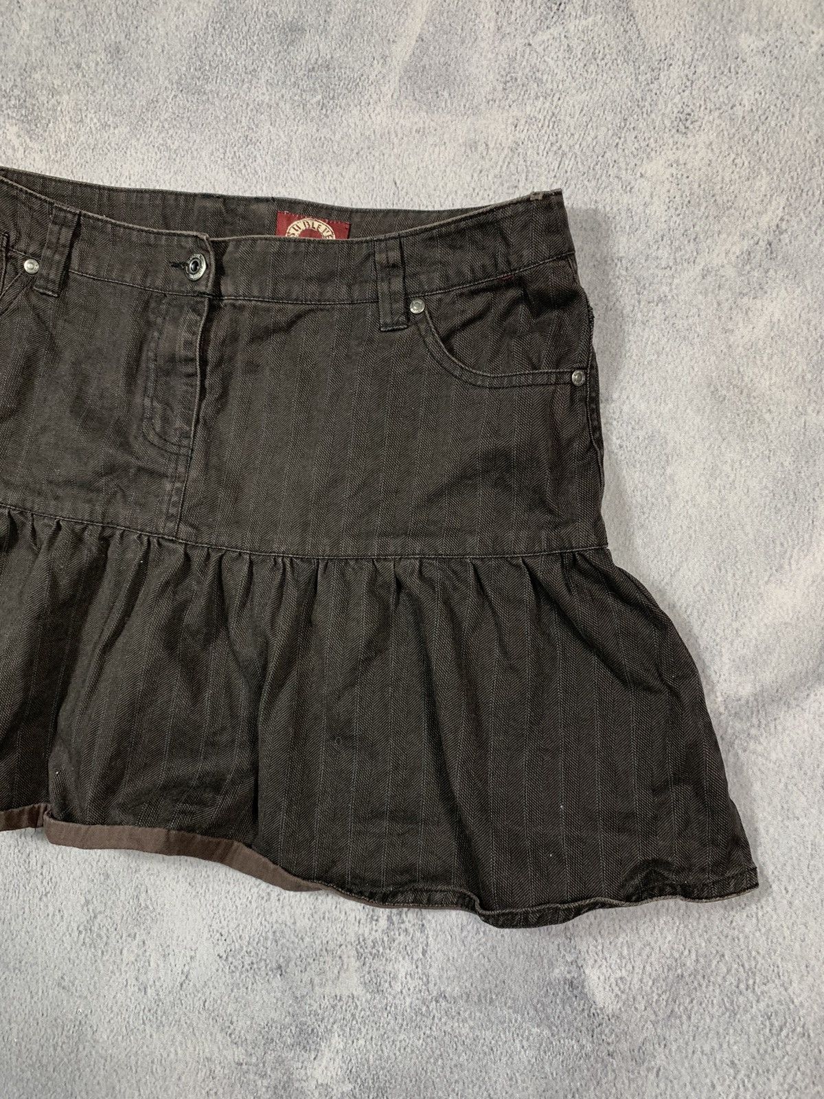 Vintage Vintage Y2K Japanese flared mini skirt streetwear size M Size 32" / US 10 / IT 46 - 3 Thumbnail