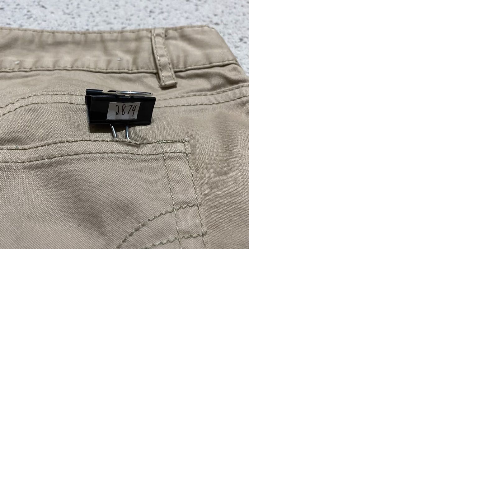 J. Jill VINTAGE no | J. Jill Pants Beige Slim Straight Chino Mid Rise Petite 12P Womens Size 24" / US 00 / IT 34 - 9 Thumbnail