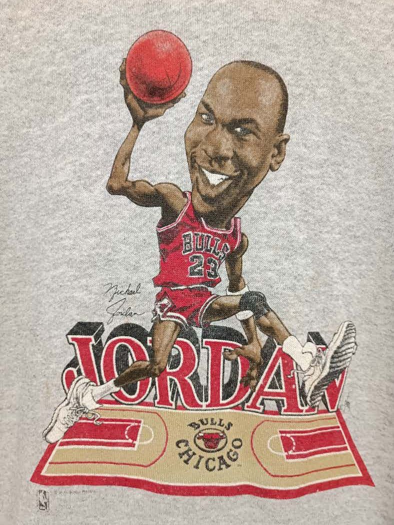 Jordan Brand vintage 80s sweatshirt hoodie nba michel jordan Size US M / EU 48-50 / 2 - 4 Thumbnail