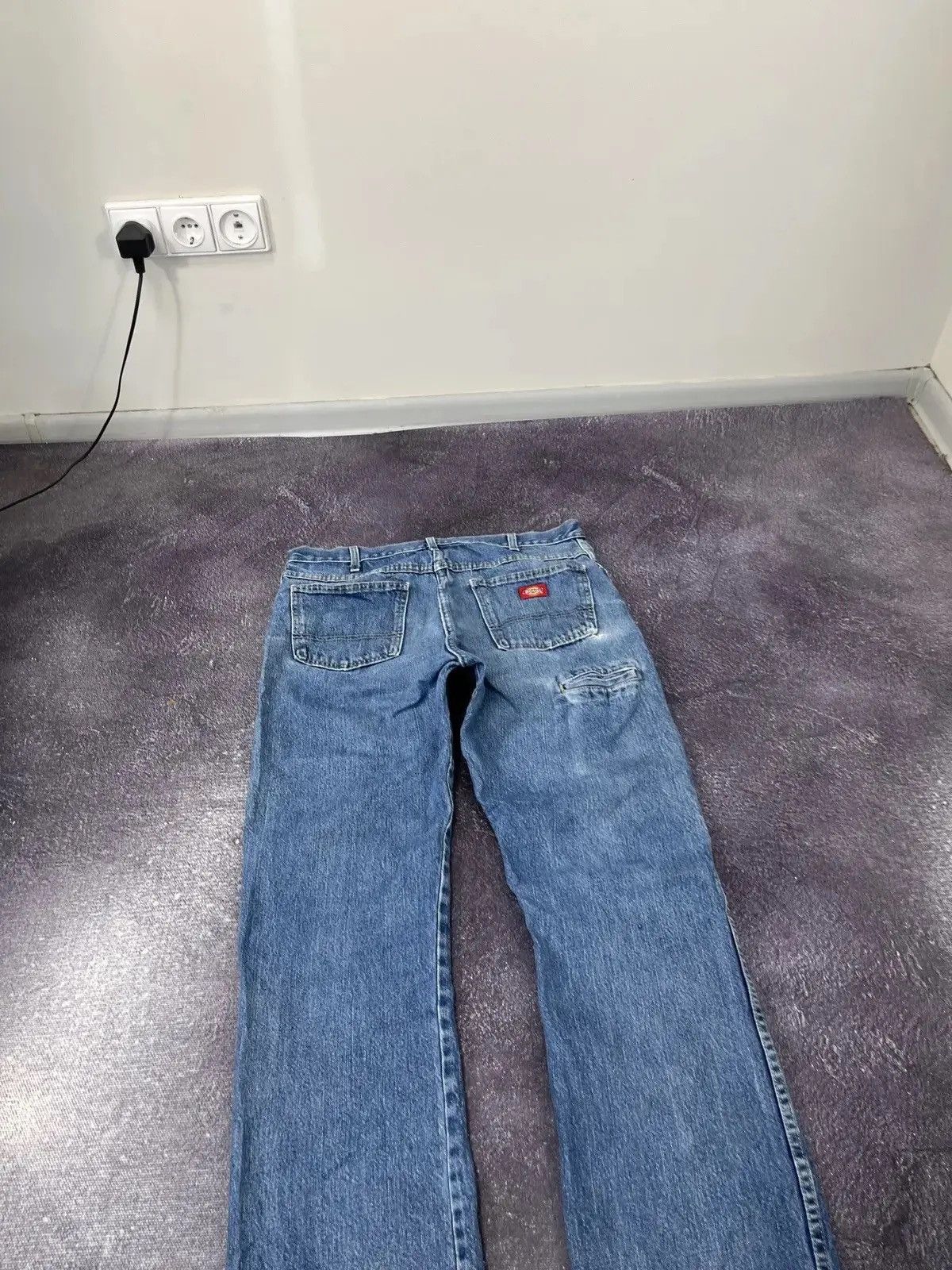 Dickies × Vintage Vintage Dickies USA Faded Blue Work Denim Hype Jeans Size US 34 / EU 50 - 3 Thumbnail