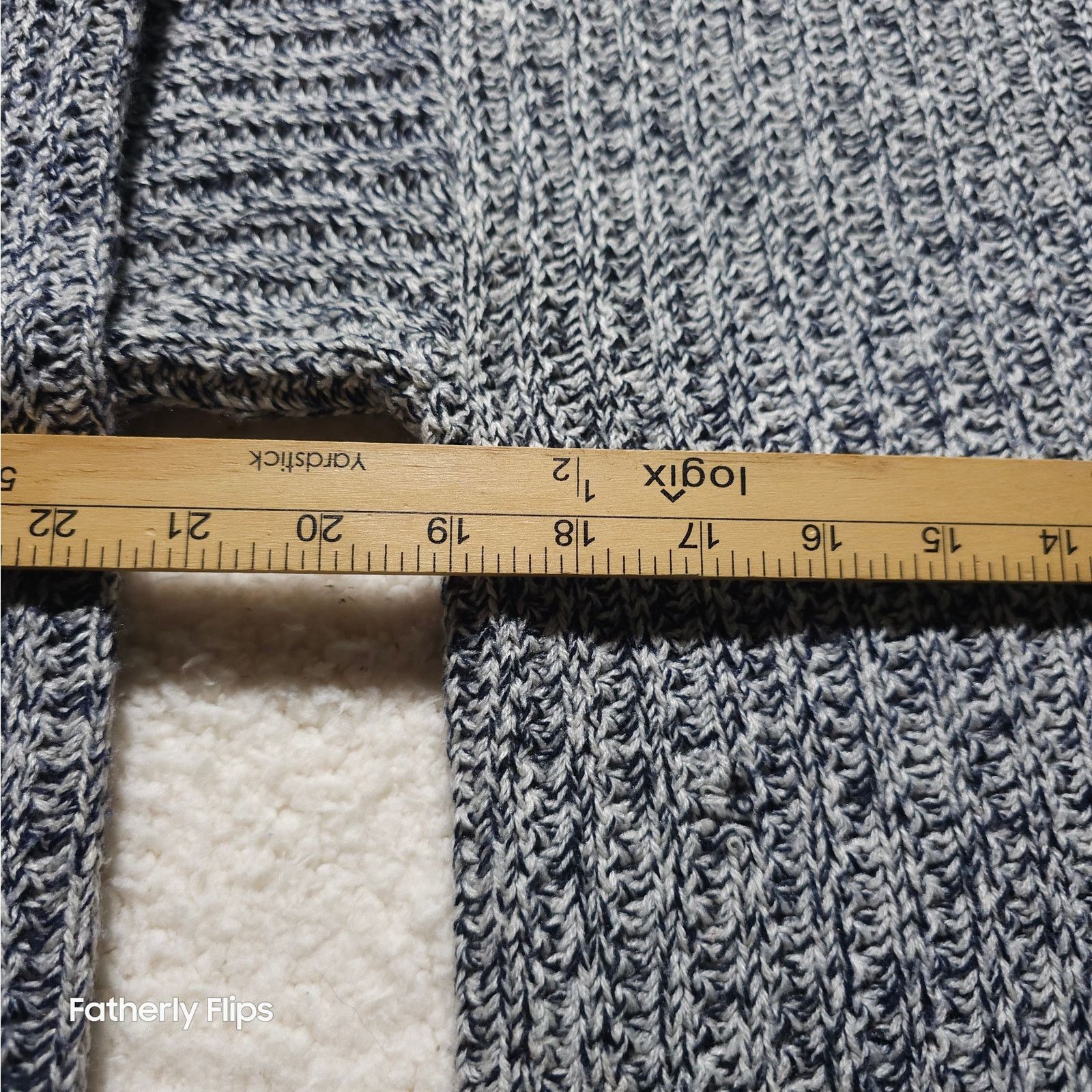 Other VTG GAP Marled Knit Sweater boys L Black White Chunky 90s Size US L / EU 52-54 / 3 - 10 Thumbnail