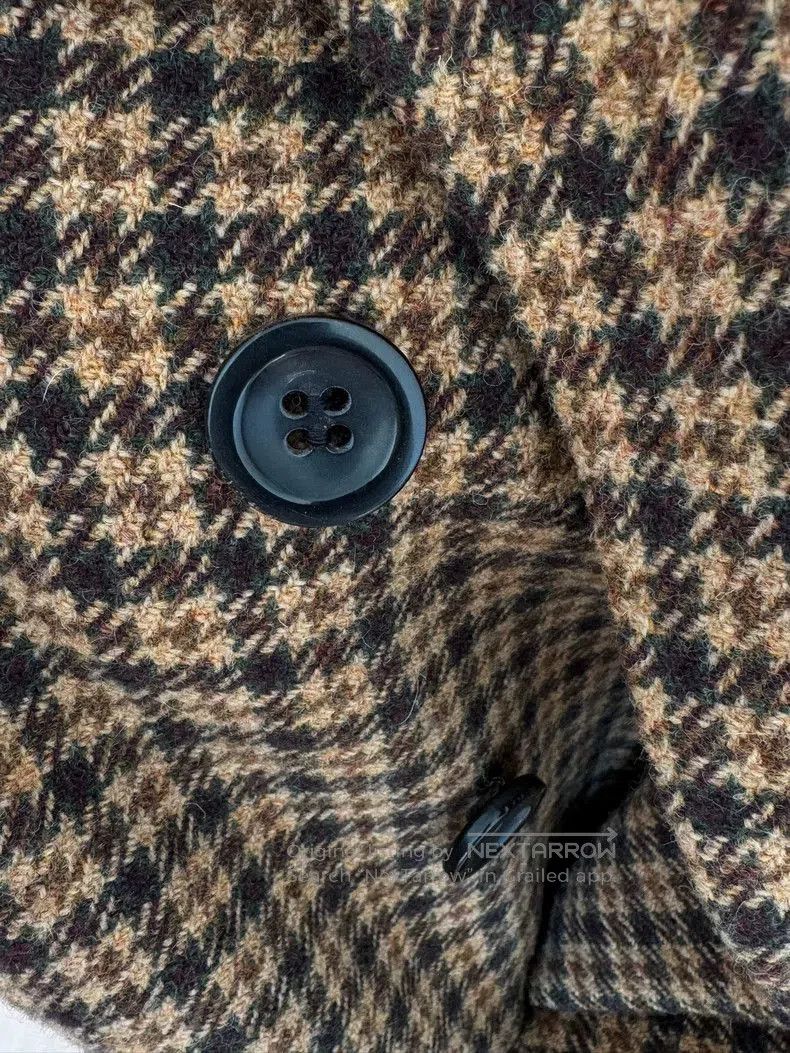 Dries Van Noten Dries Van Noten Plaid Wool Coat. Size US L / EU 52-54 / 3 - 5 Thumbnail