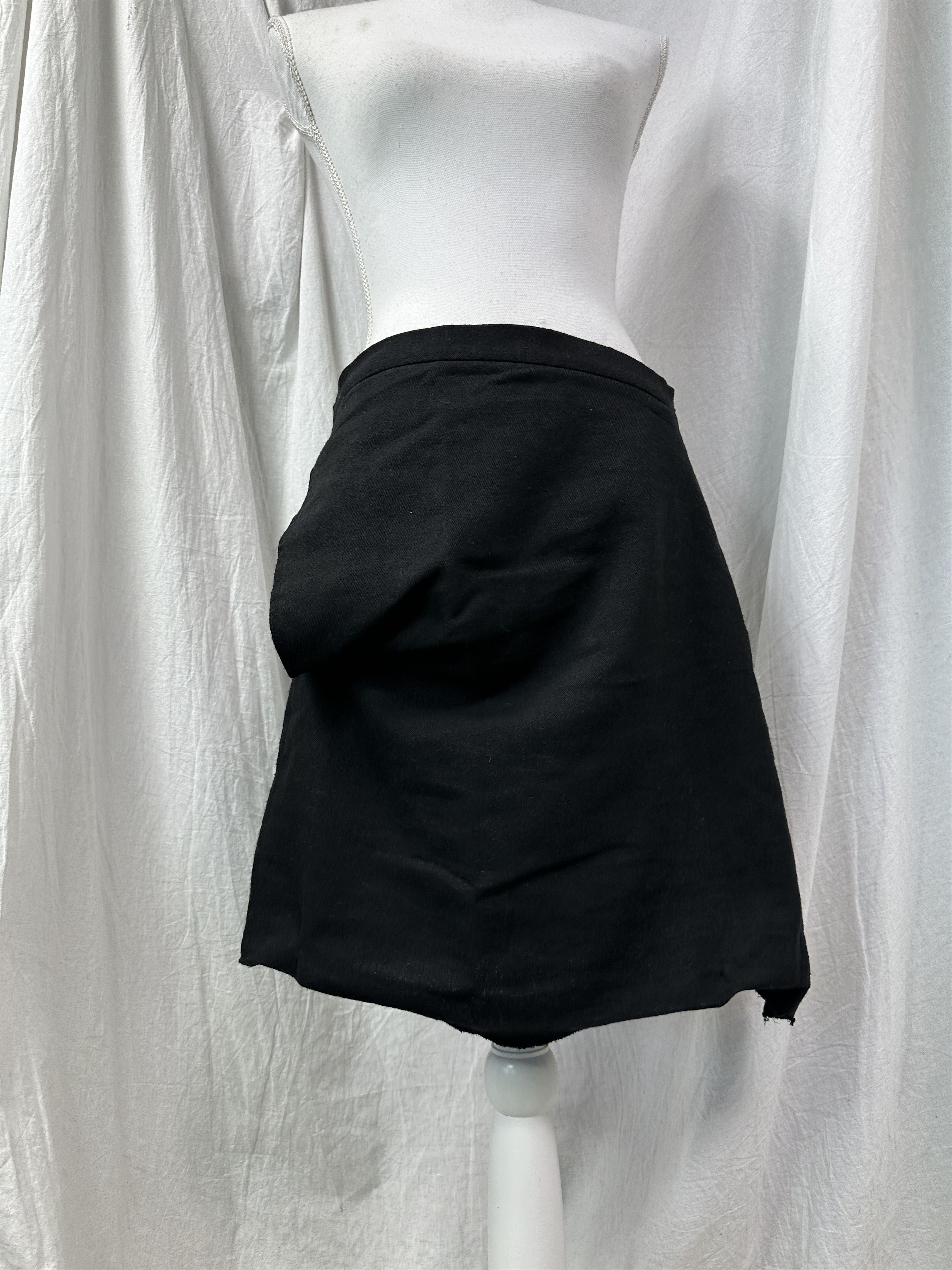 Ann Demeulemeester Vintage Avant Garde Woolen Ann Demeulemeester Skirt Y2K Size 26" / US 2 / IT 38 - 1 Thumbnail