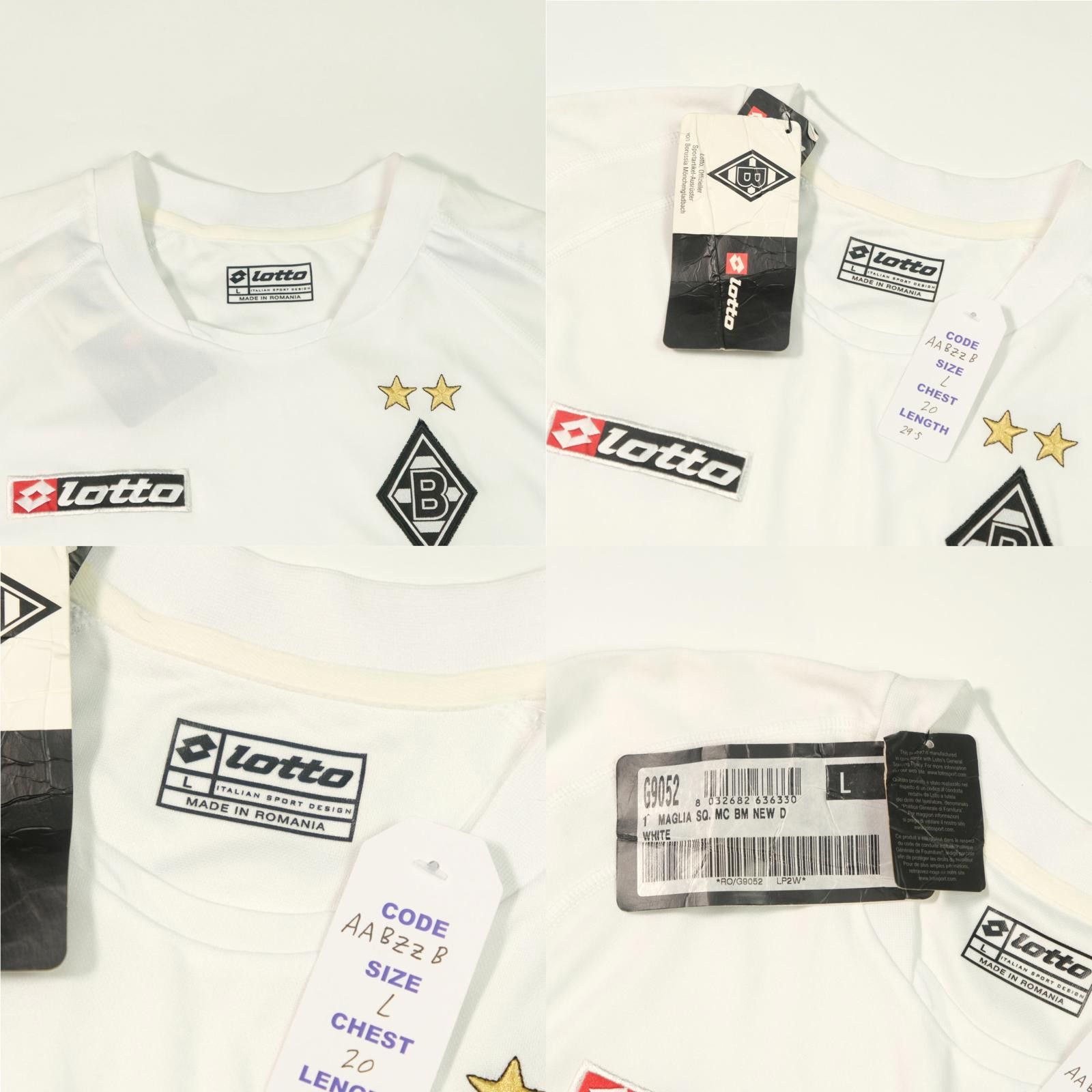 Lotto Sport 2005/2006 Borussia Monchengladbach Home Shirt (L) Size US L / EU 52-54 / 3 - 4 Thumbnail