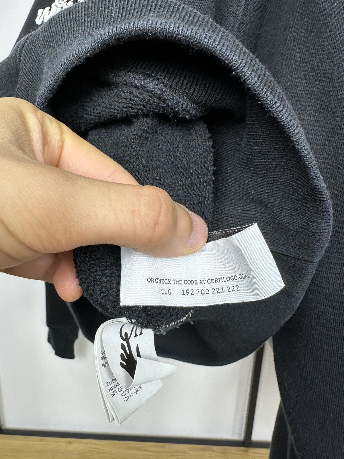 Off-White Off-White Red Tongue Out Over Hoodie Sweatshirt In Black XS Size US XS / EU 42 / 0 - 18 Thumbnail