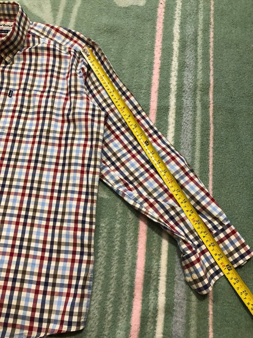 Barbour Vintage Y2K luxury Barbour print Shirt size L streetwear Size US L / EU 52-54 / 3 - 9 Thumbnail