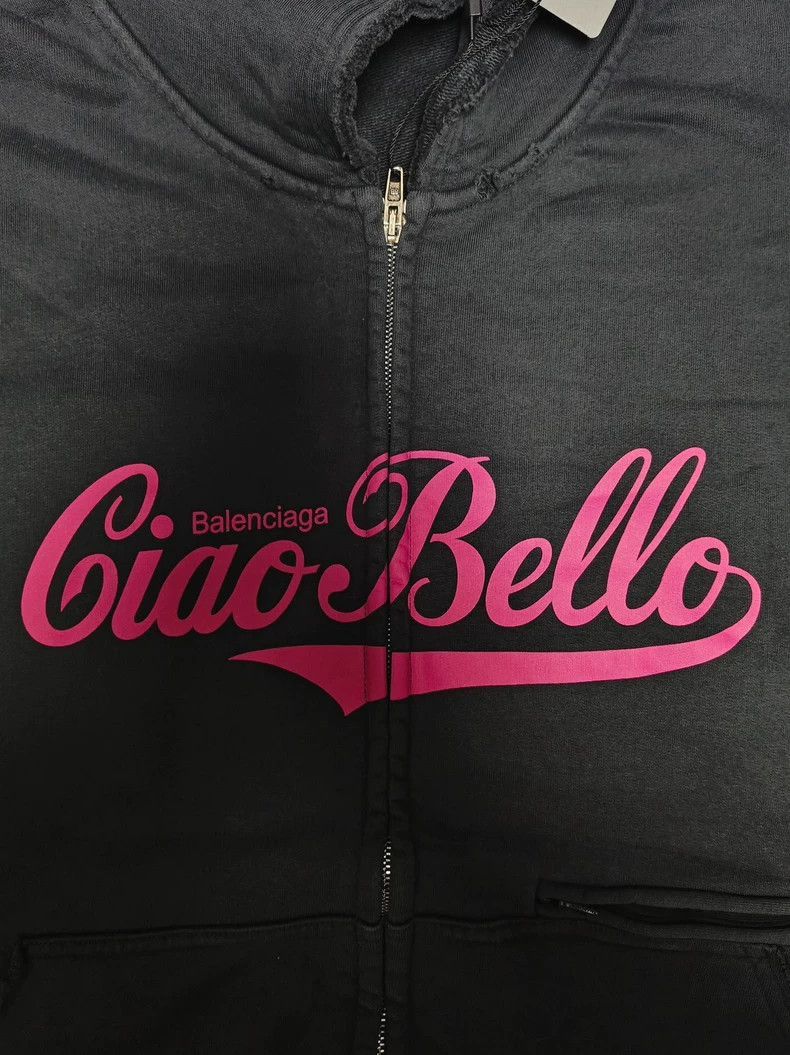 Balenciaga Balenciaga 24winter CIAO BELLO zipper hooded sweater-2506 Size US S / EU 44-46 / 1 - 3 Thumbnail