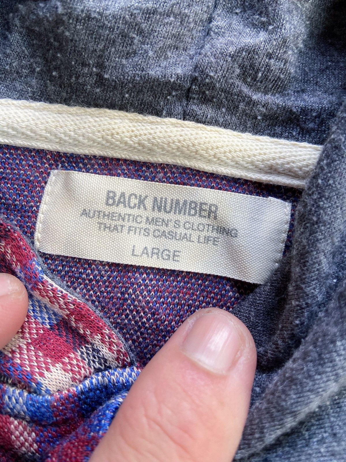 Japanese Brand BACK NUMBER JAPAN ZIP HOODIE kapital junya watanabe Size US M / EU 48-50 / 2 - 8 Thumbnail