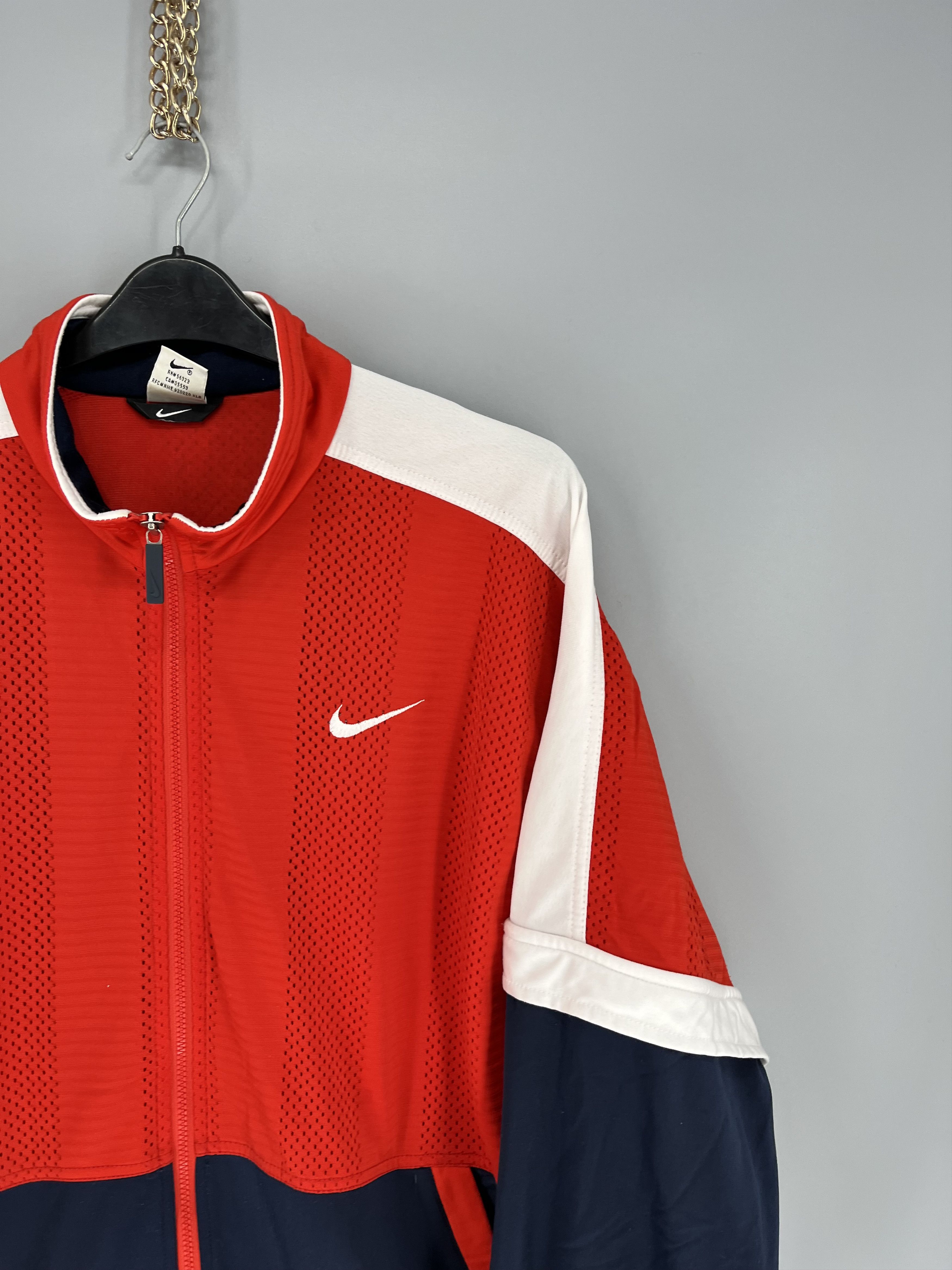 Nike Vintage 90s Jacket Big Logo Rare big Swoosh Size US L / EU 52-54 / 3 - 5 Thumbnail