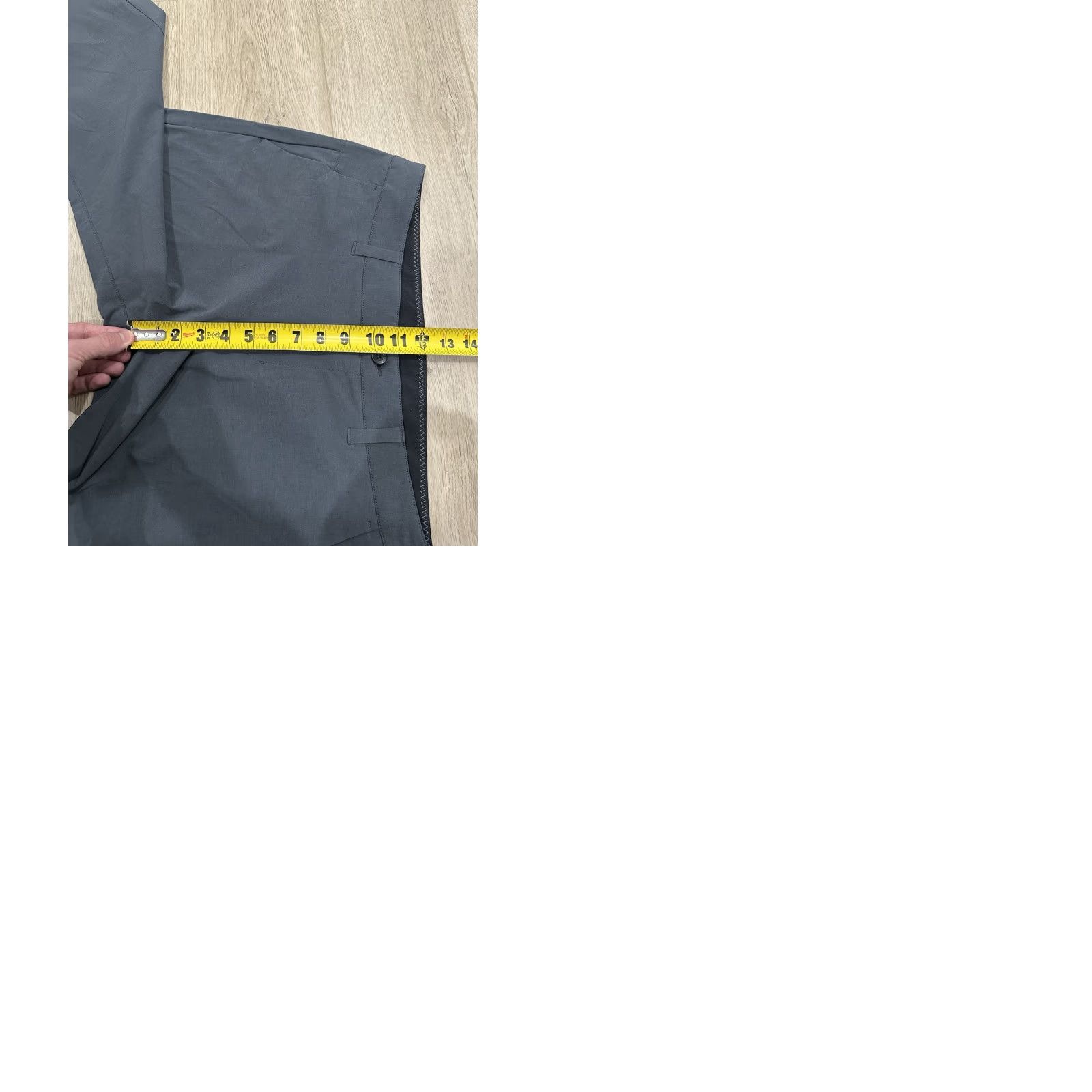 Vuori Vuori Pant Chino Mens 33x25.5 Gray Stretch Regular Lightweight 90s? No Vintage. Size US 33 - 9 Thumbnail