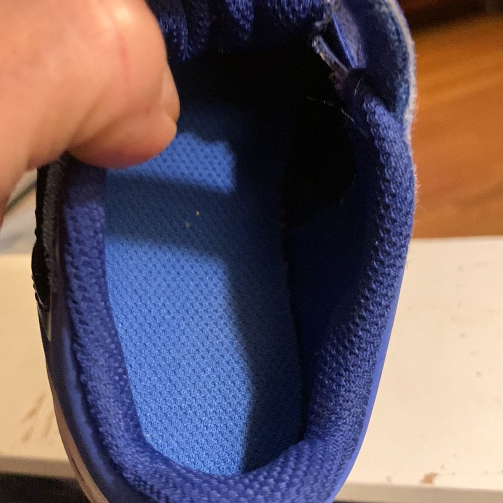 Nike Nike Swoosh blue Downshifter toddler sneakers Size US 7 / EU 40 - 6 Thumbnail