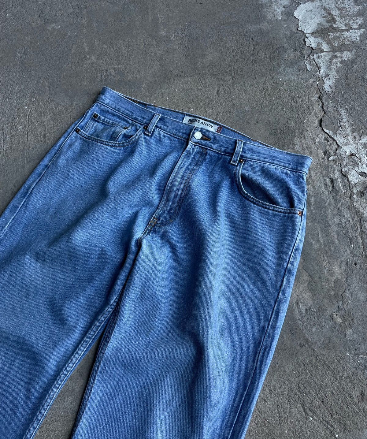 Levi's × Vintage Vintage Levi’s 505 Sky Blue Baggy Washed Pants Y2K Size US 36 / EU 52 - 5 Thumbnail