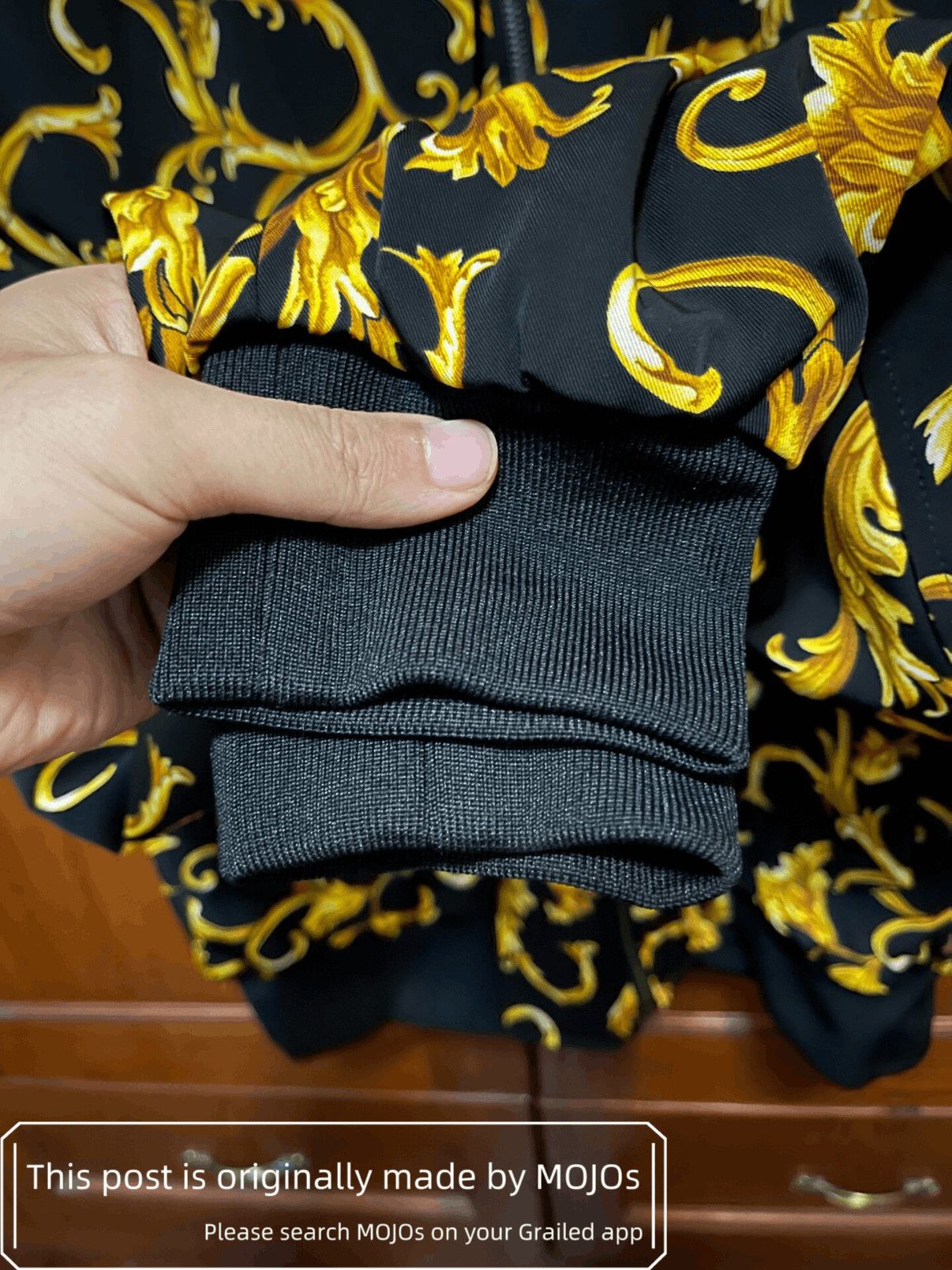 Versace Sz 52 Versace Reversible Pattern Bomber mojos281227 Size US L / EU 52-54 / 3 - 5 Thumbnail
