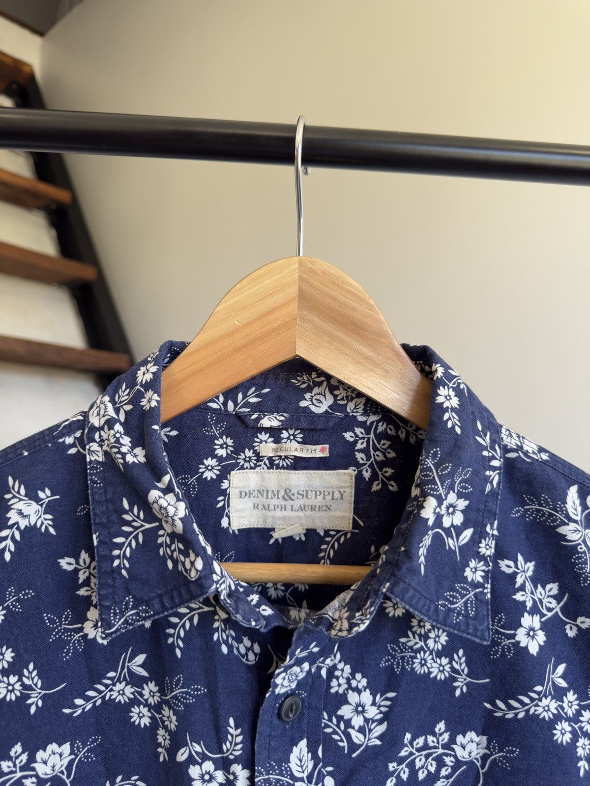 Denim & Supply Ralph Lauren Denim & Supply Ralph Lauren Hawaiian Floral Button Up Shirt Size US S / EU 44-46 / 1 - 3 Thumbnail