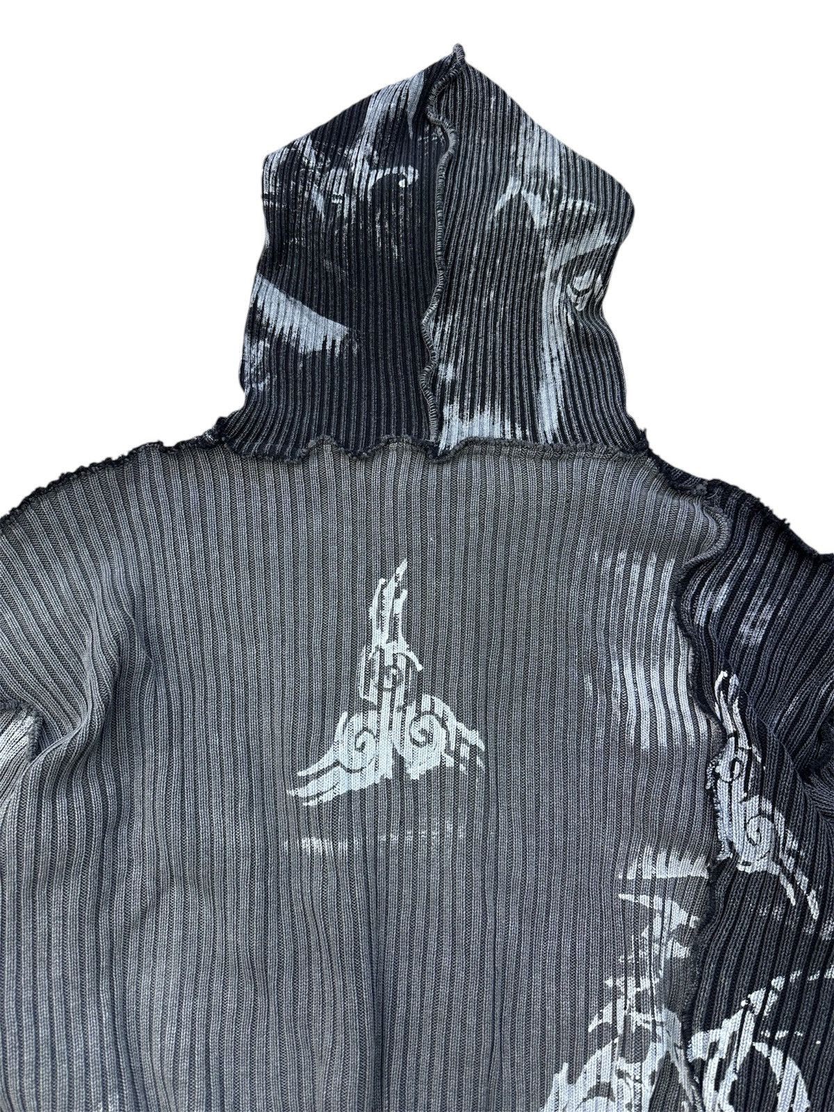 Hysteric Glamour × Japanese Brand ARCHIVE PRINTED HOODIE L.G.B. Style SWEATER RIPPED Size US L / EU 52-54 / 3 - 12 Thumbnail