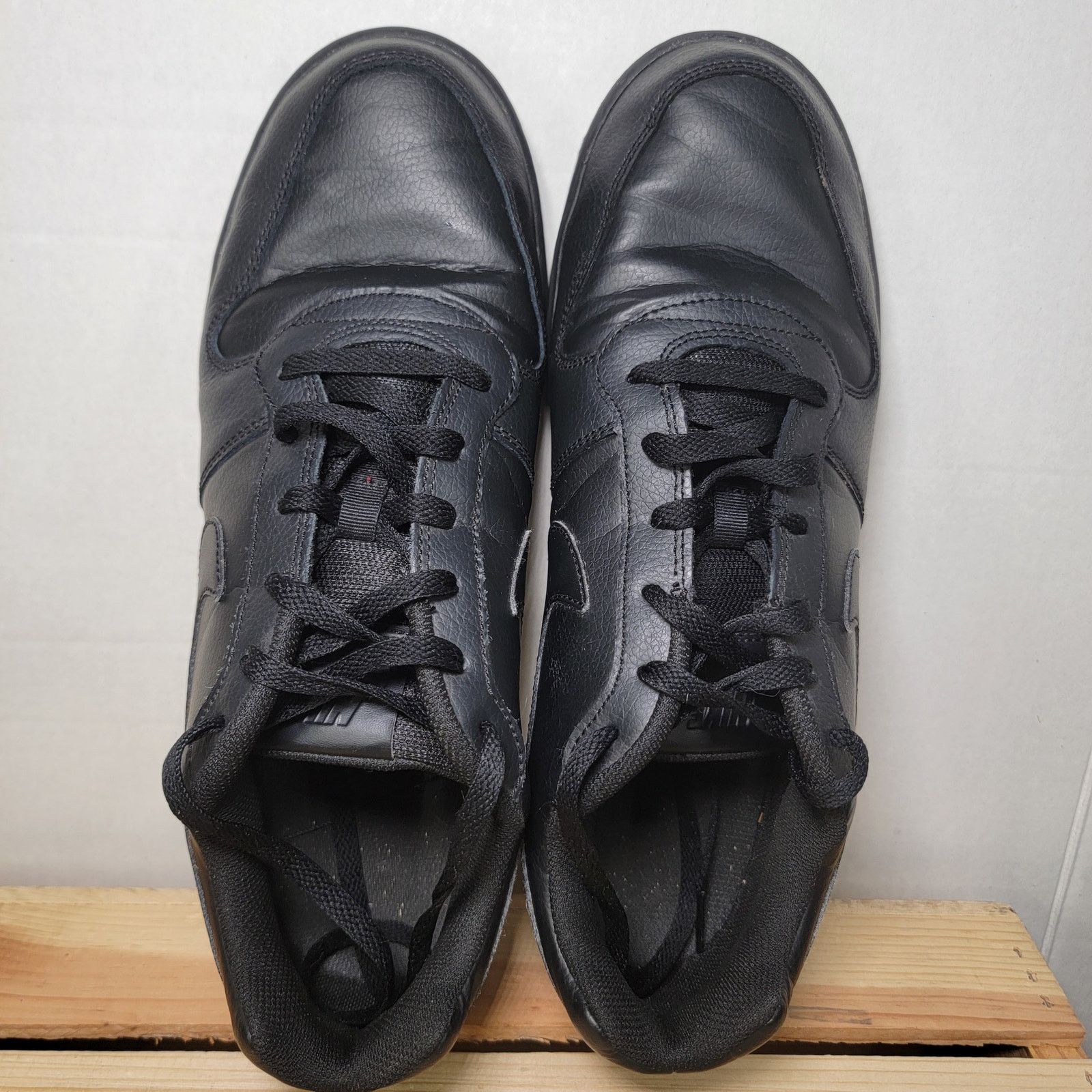 Nike Nike Ebernon Low Triple Black 1980s Basketball Retro - 11.5 Size US 11.5 / EU 44-45 - 2 Thumbnail