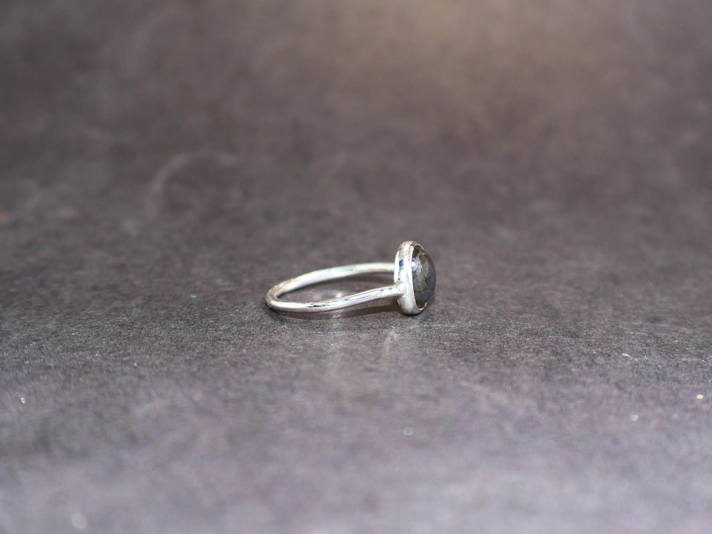 Handmade Labradorite ring, Handmade Sterling Silver Ring Gift For Her Size ONE SIZE - 4 Thumbnail