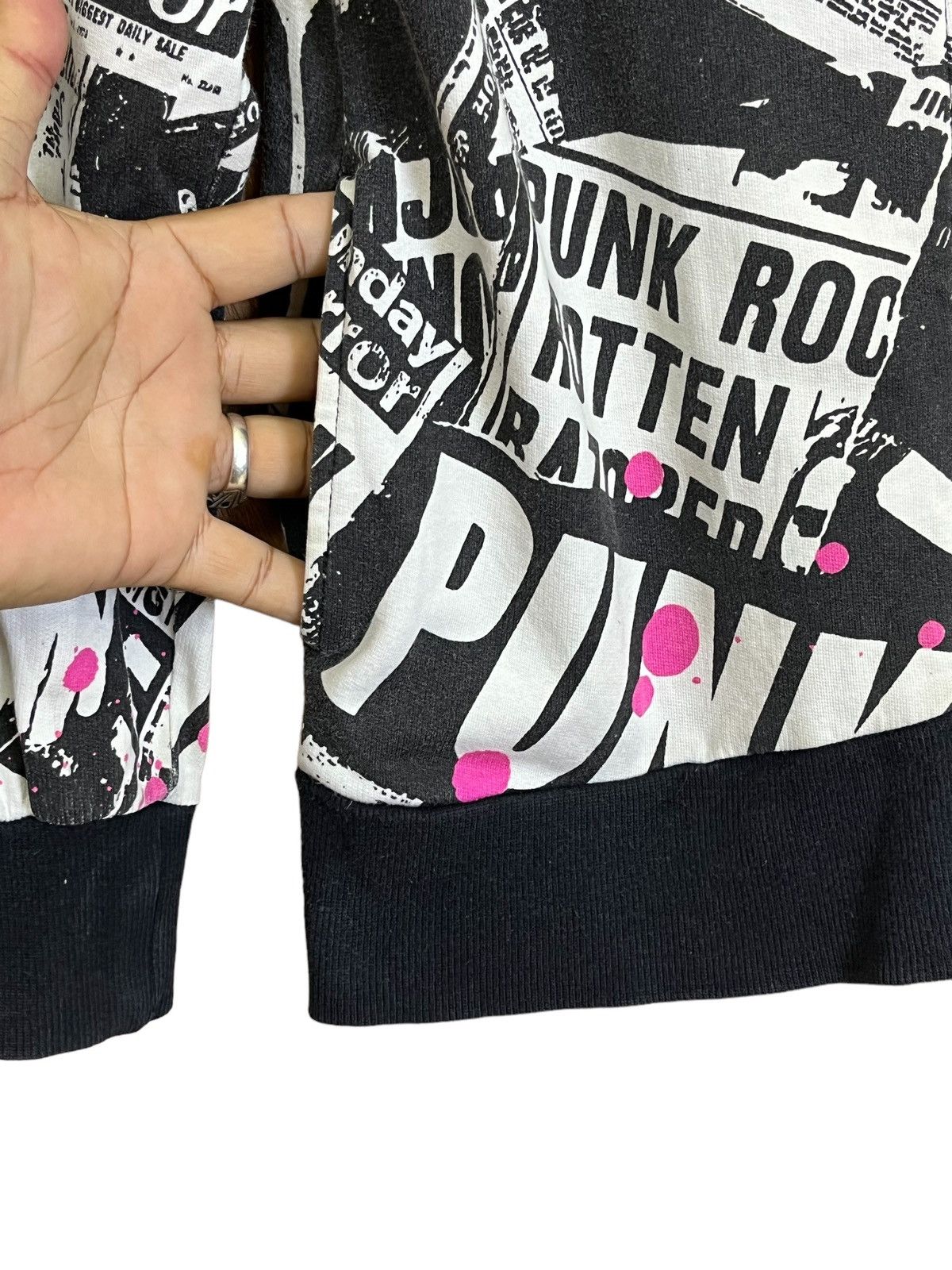 Hysteric Glamour SICK🔥SUPERLOVERS PUNK ROCK FULLPRINT ZIPPER HOODIES Size US S / EU 44-46 / 1 - 8 Thumbnail