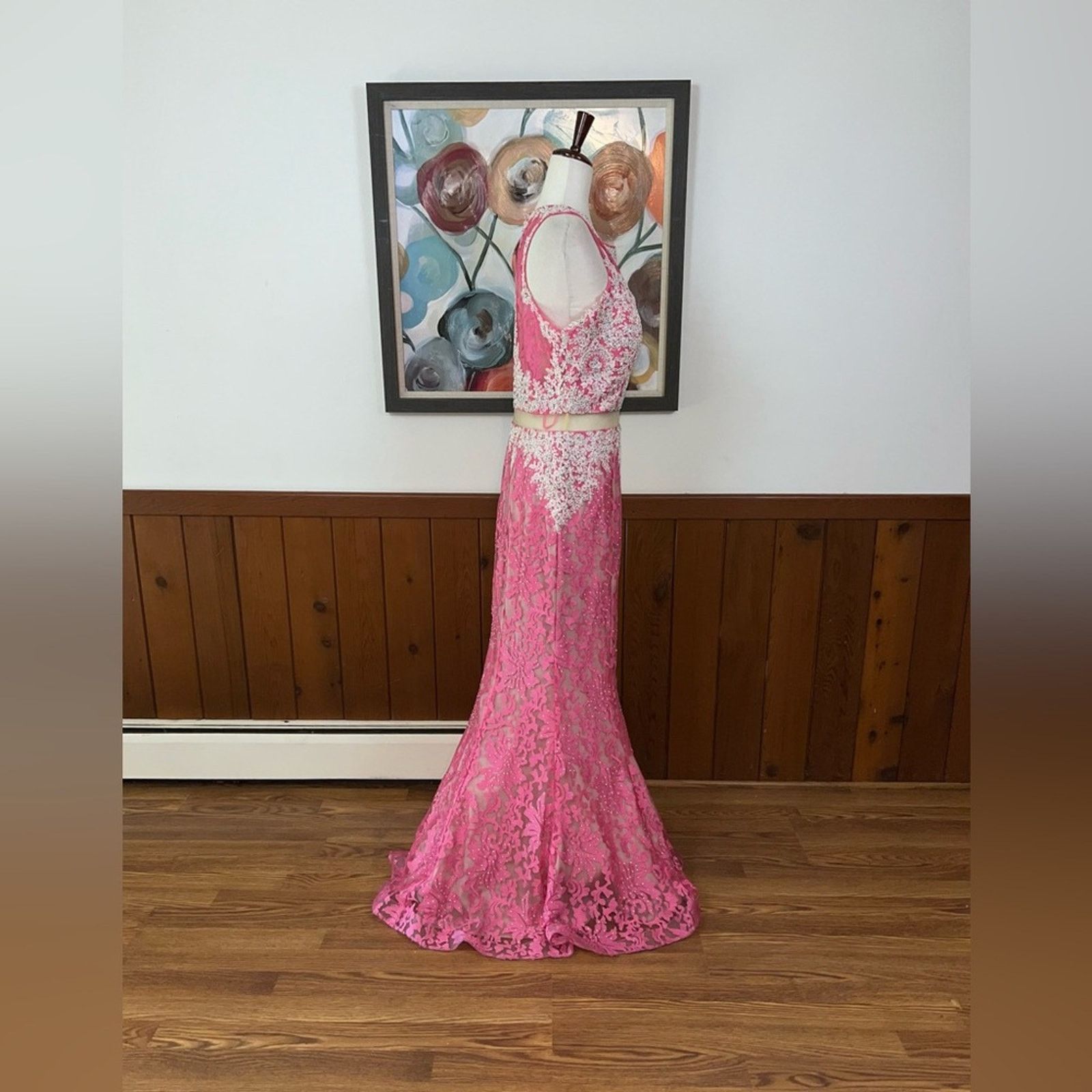 Other Gorgeous Jolene Mock 2 Piece Pageant/Prom Gown! Size XL / US 12-14 / IT 48-50 - 6 Thumbnail