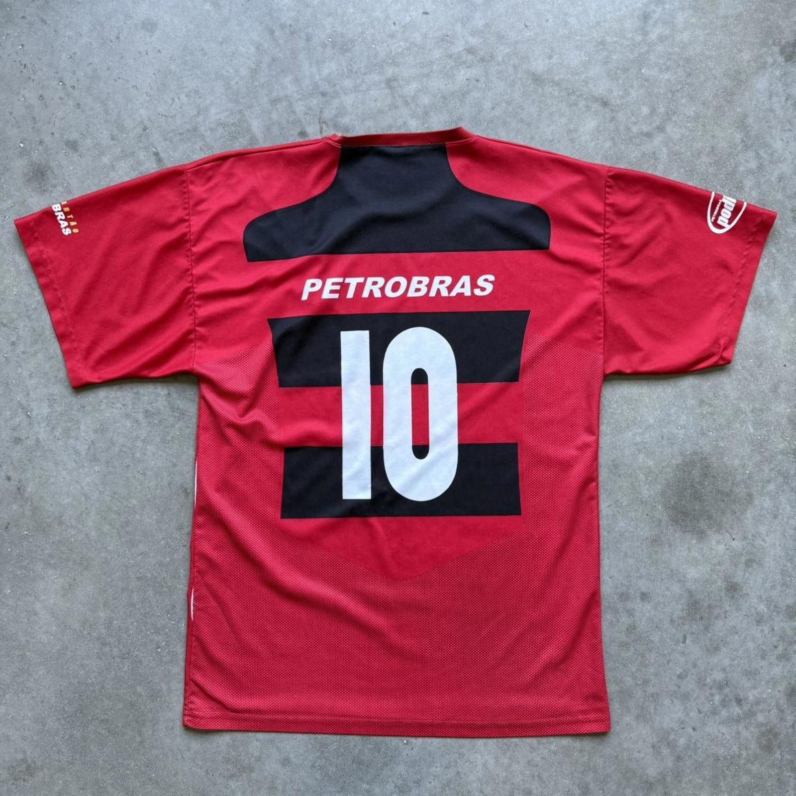 Nike Flamengo Brazil Home 2000's Retro #10 Soccer Futbol Jersey Size US L / EU 52-54 / 3 - 2 Thumbnail