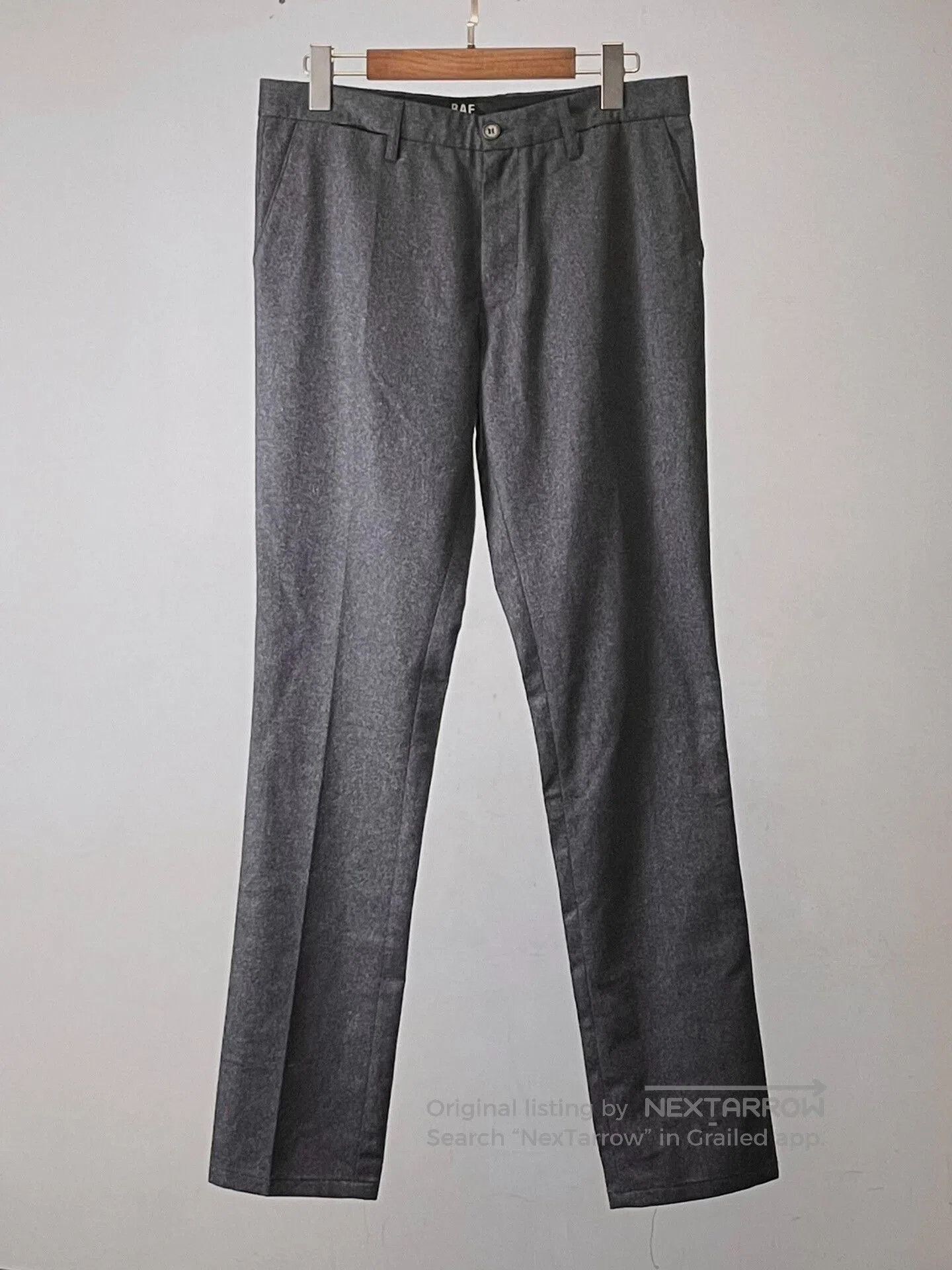 Raf Simons raf simons wool blend trousers in gray. Size US 32 / EU 48 - 3 Thumbnail