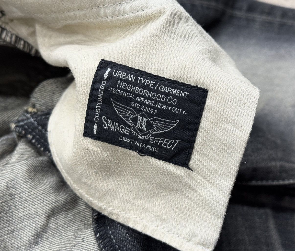Neighborhood Neighborhood NBHD 06ex Savage Denim，Medium Straight size L Size US 34 / EU 50 - 13 Thumbnail