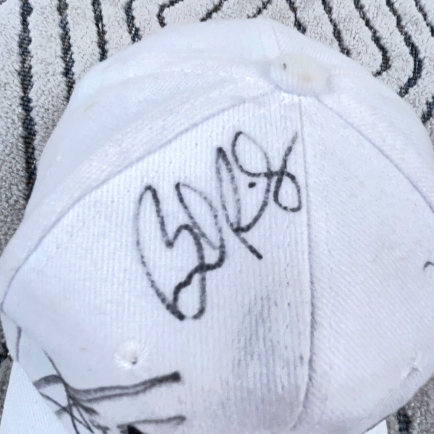 Vintage VINTAGE KC Collections White Snapback Hat Adult Adjustable 90s Country Music Autographed Untested Size ONE SIZE - 7 Thumbnail